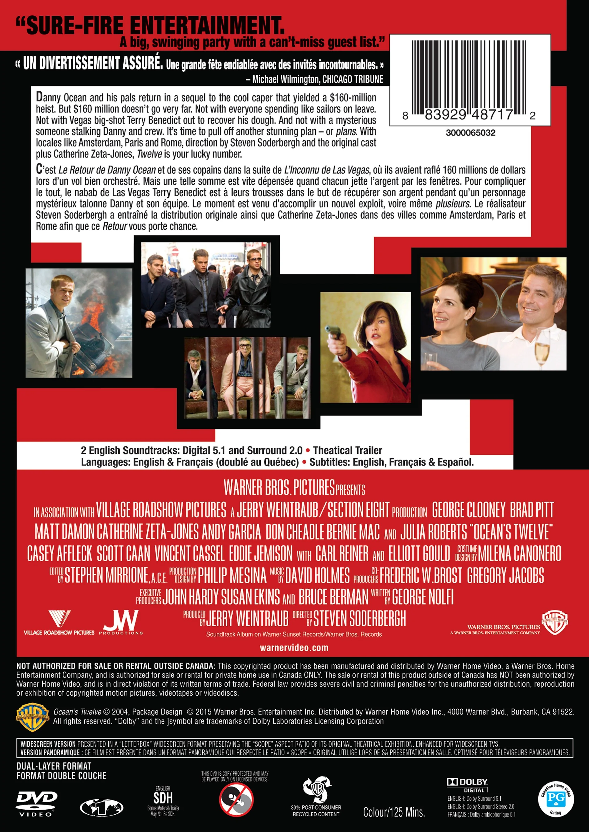 Ocean's Twelve [DVD] - Image 3