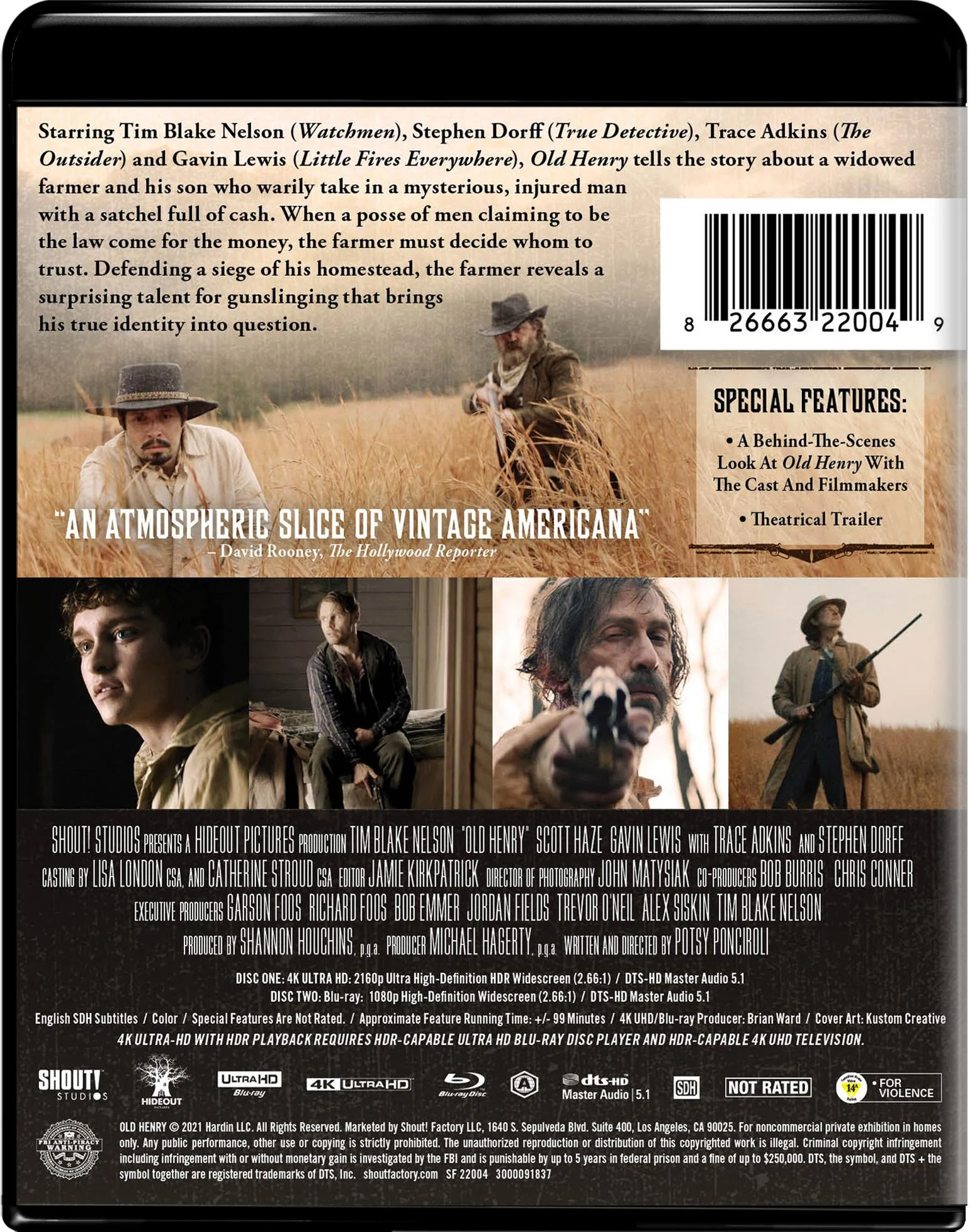 Old Henry - 4K Ultra HD + Blu-ray [UHD] - Image 3