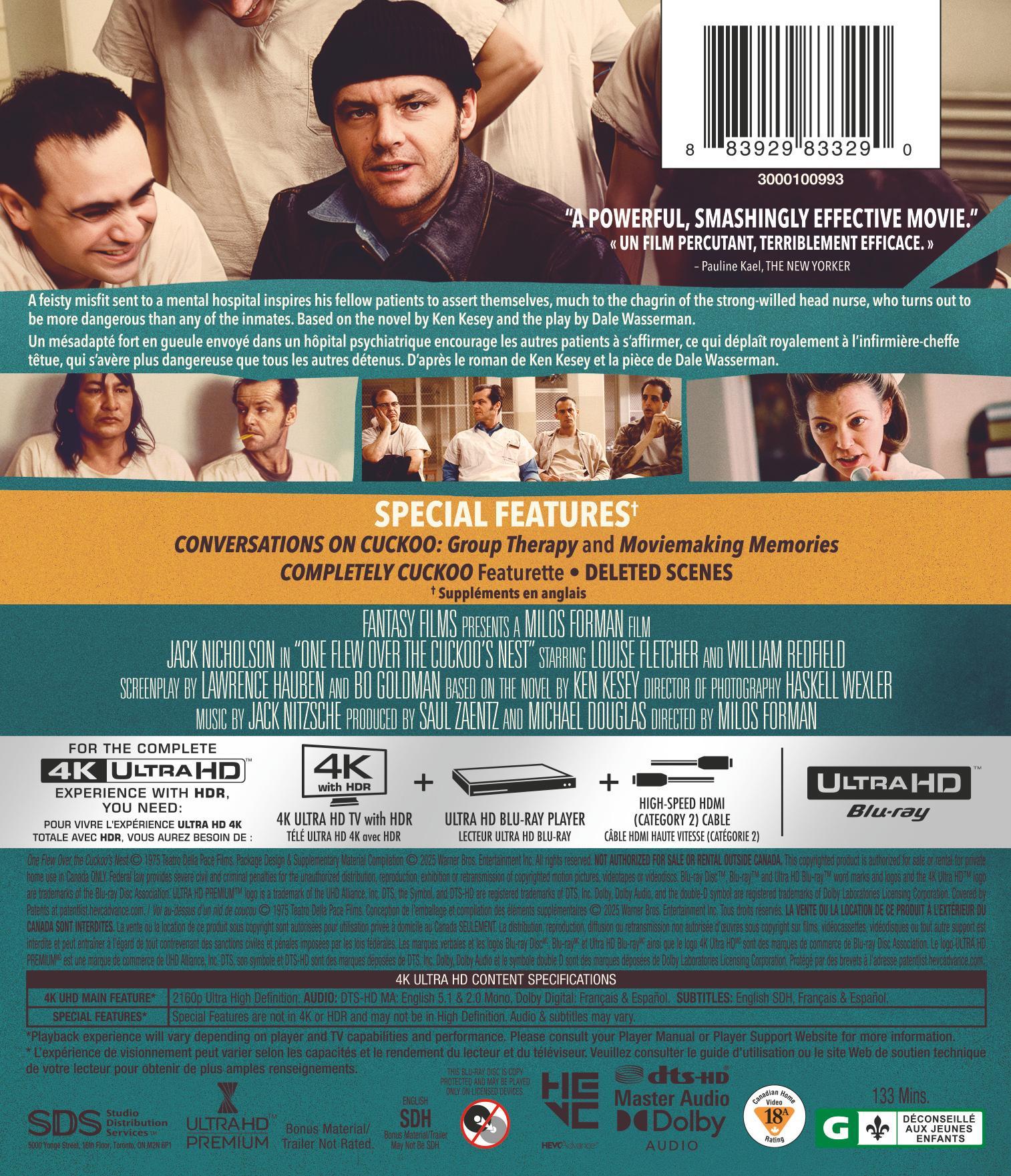 One Flew Over the Cuckoo's Nest [UHD] - Image 3