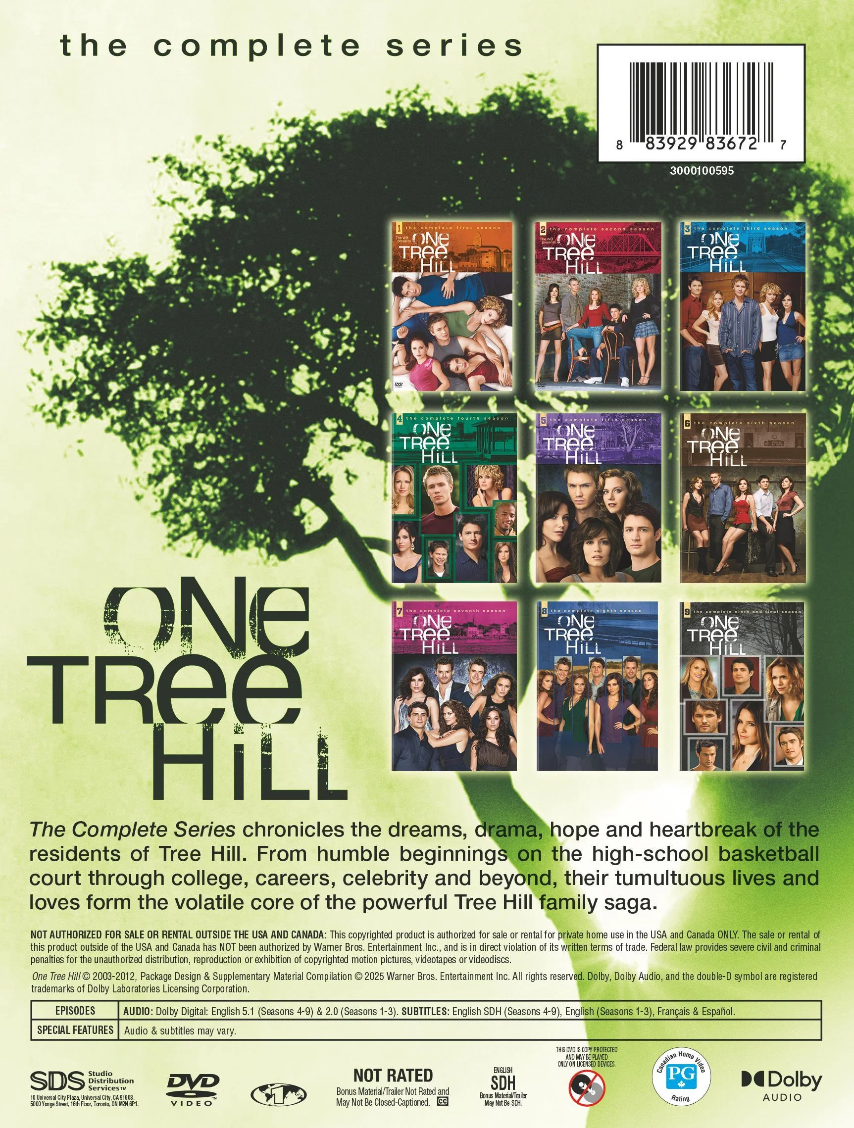 One Tree Hill: The Complete Series [DVD] - Image 3