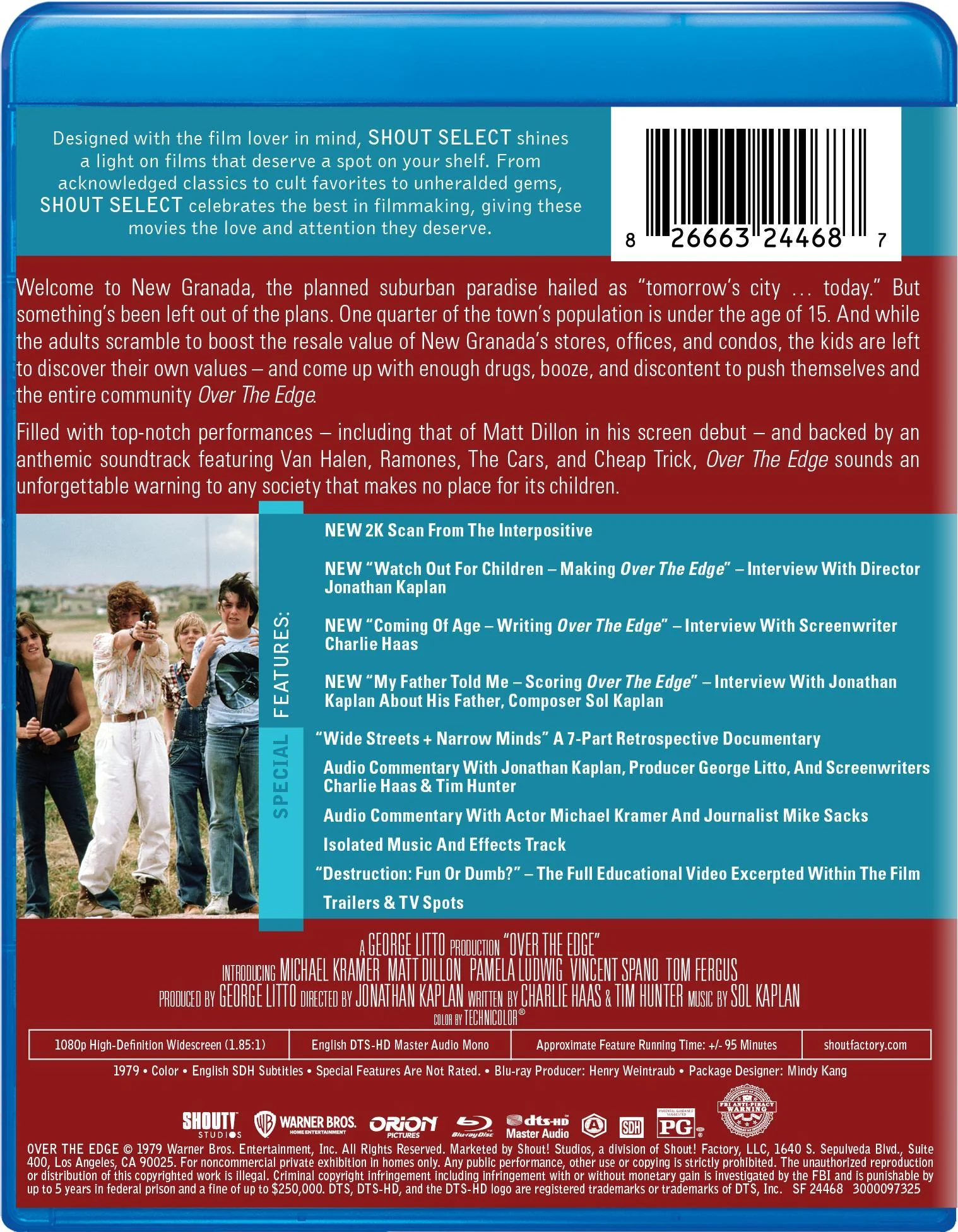 Over the Edge (1979) [Blu-ray] [Blu-ray] - Image 3