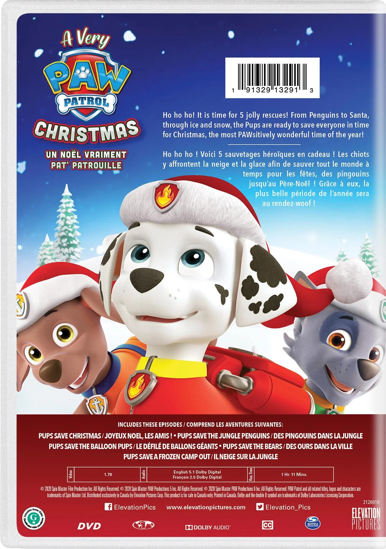 PAW Patrol: A Very PAW Patrol Christmas [DVD] - Image 3