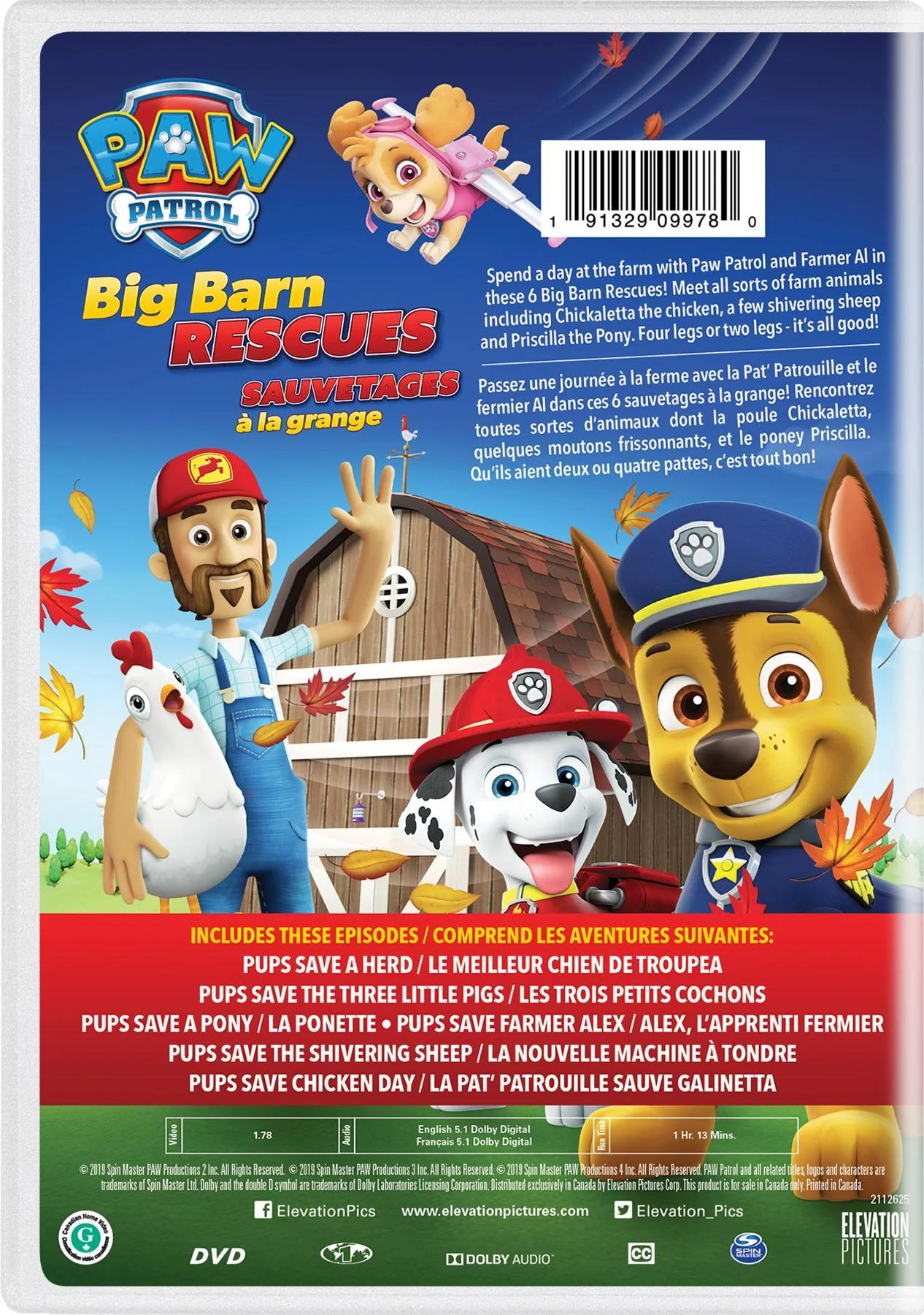 PAW Patrol: Big Barn Rescues [DVD] - Image 3