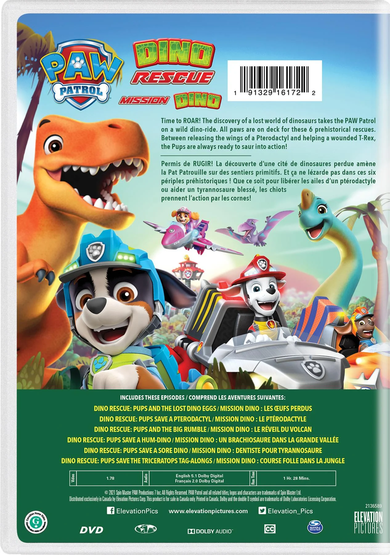 PAW Patrol: Dino Rescue [DVD] - Image 3