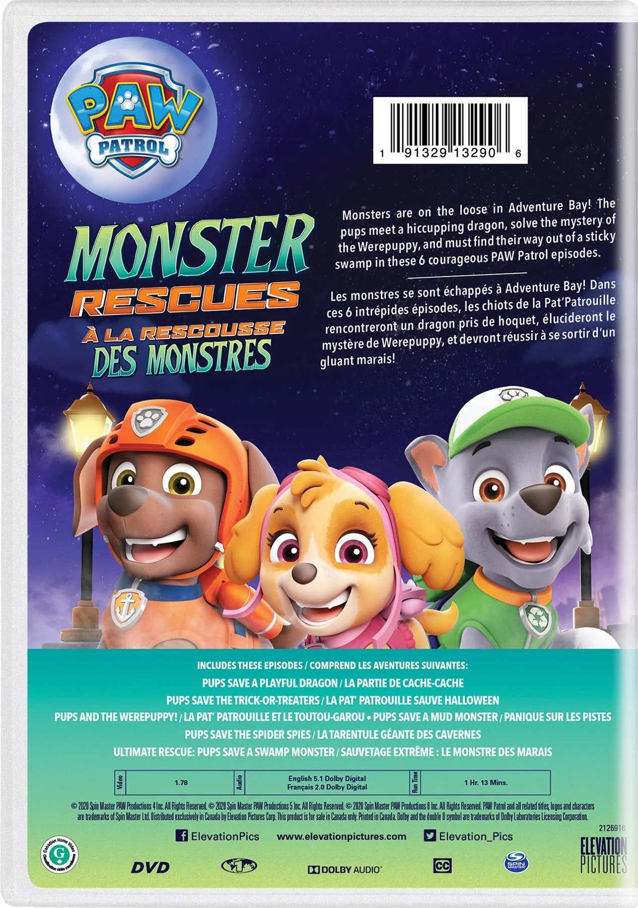 PAW Patrol: Monster Rescues [DVD] - Image 3