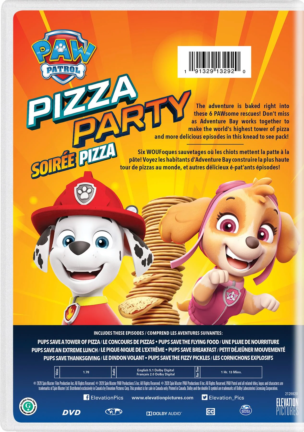 PAW Patrol: Pizza Party [DVD] - Image 3