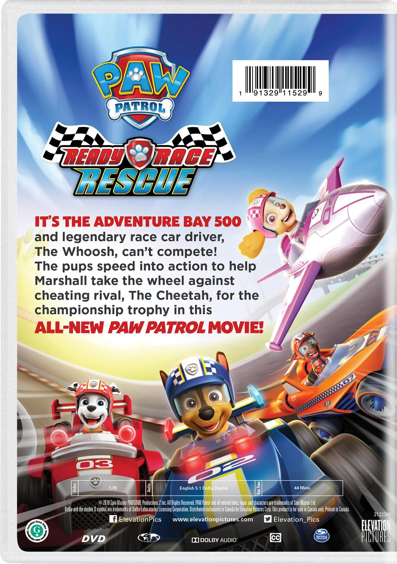 PAW Patrol: Ready, Race, Rescue! [DVD] - Image 3