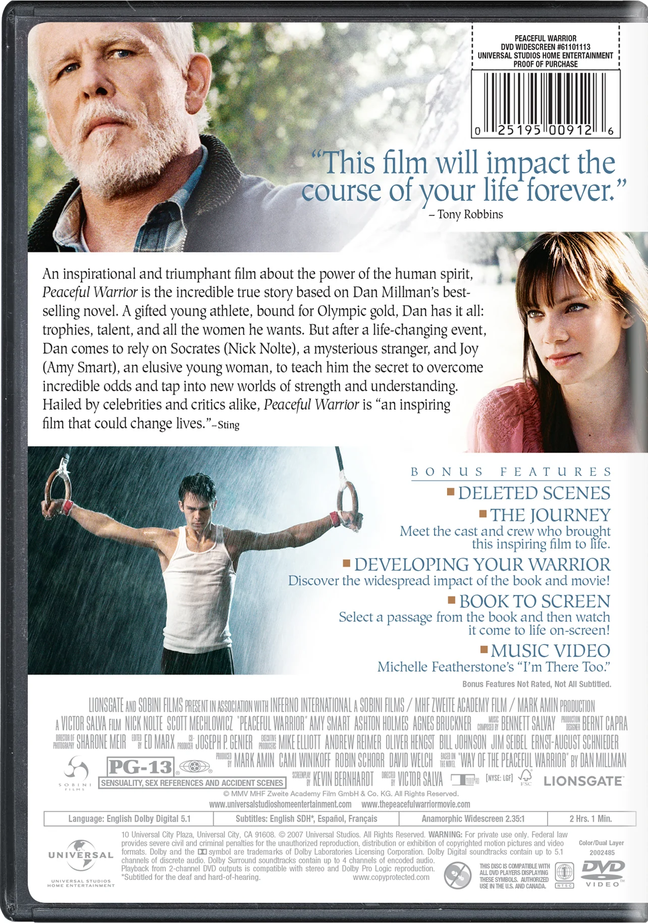 Peaceful Warrior [DVD] - Image 3