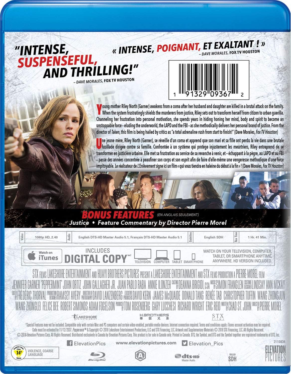 Peppermint - Blu-ray + Digital [Blu-Ray] - Image 2