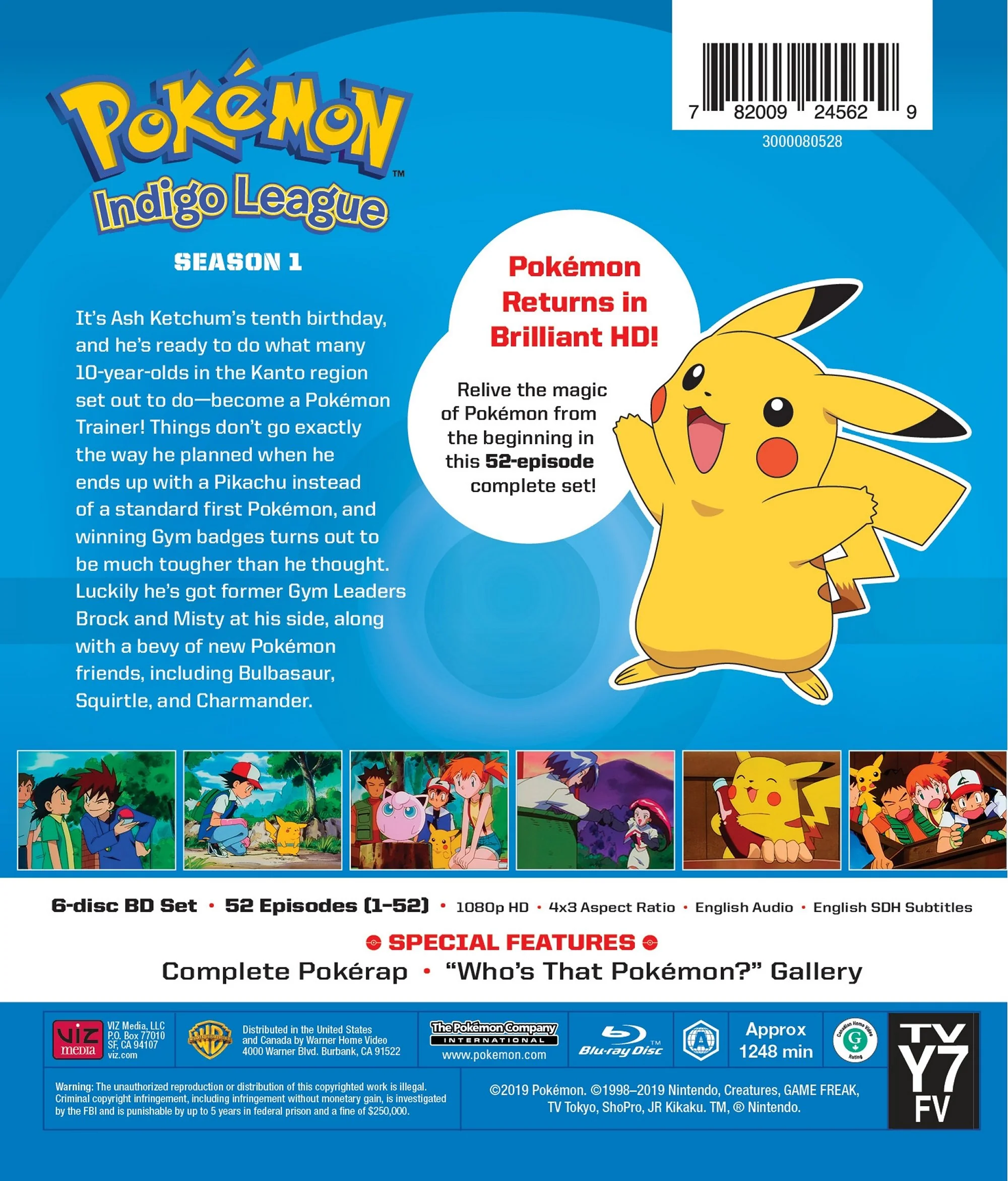 Pok#mon: Indigo League - Season 1 Standard Edition [Blu-Ray] - Image 3