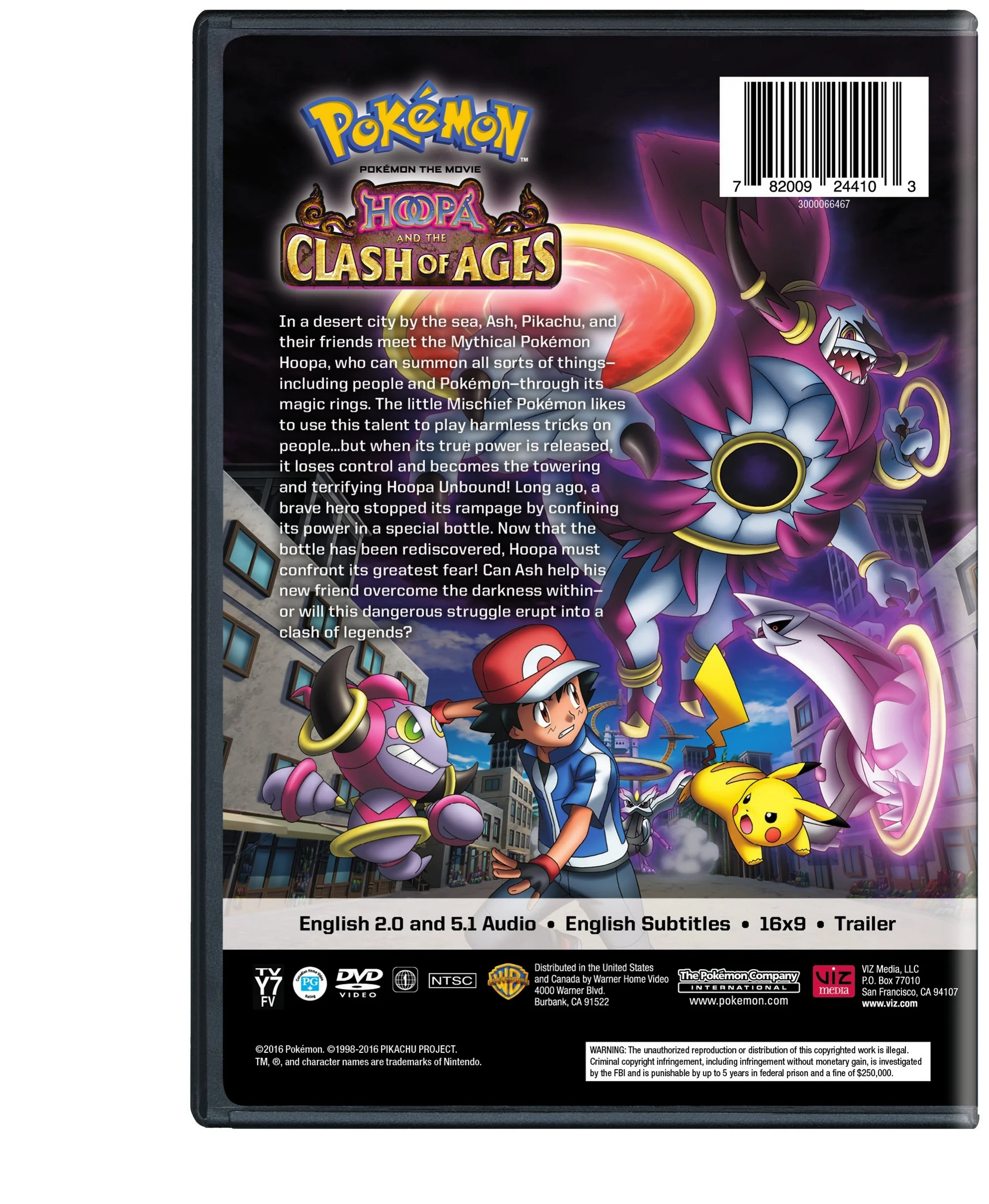 Pok#mon Movie 18: Hoopa & the Clash of Ages [DVD] - Image 3