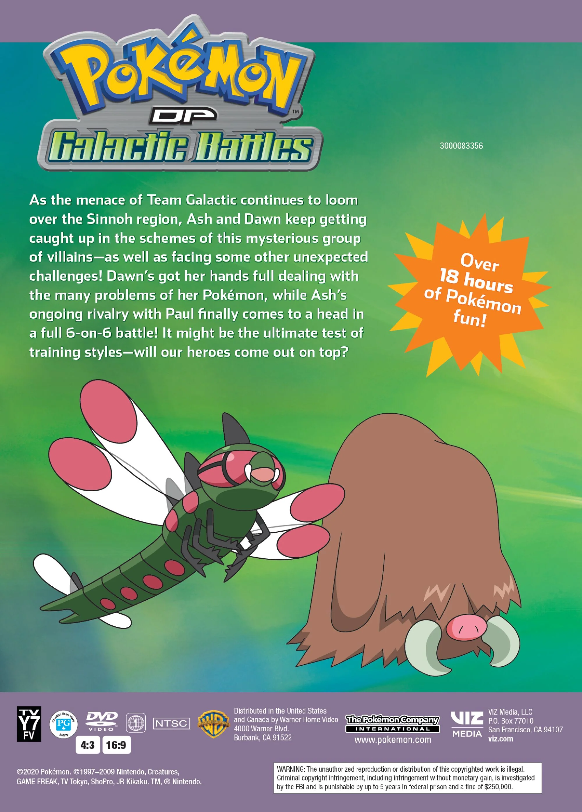 Pokémon: Diamond and Pearl - Galactic Battles (Box Set) [DVD] - Image 3