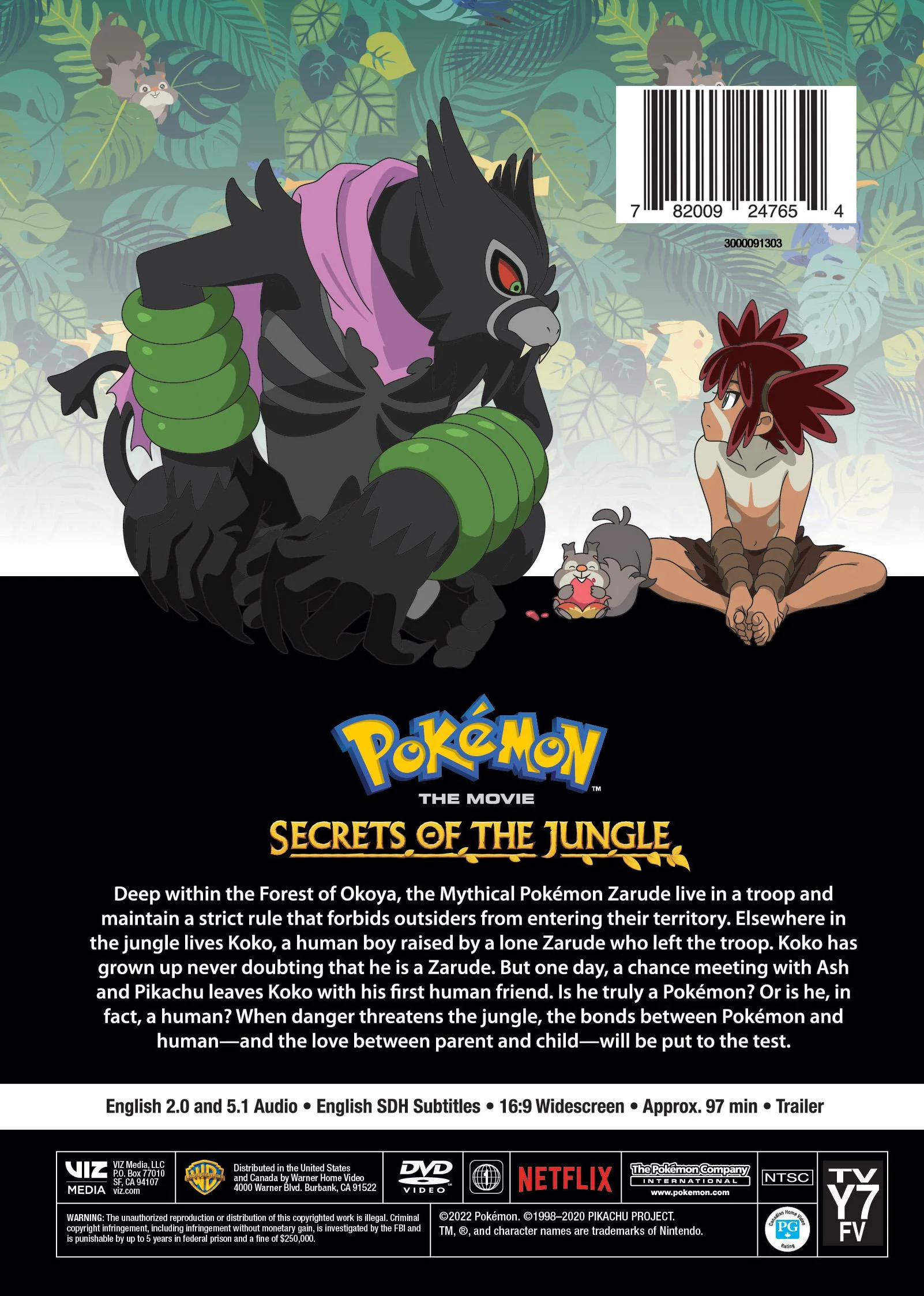 Pokémon the Movie: Secrets of the Jungle [DVD] - Image 3