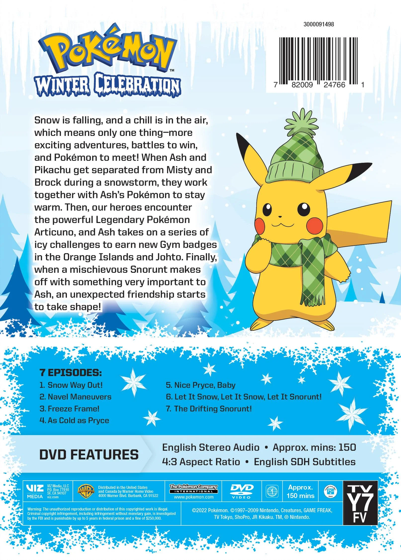 Pokemon: Winter Celebration [DVD] - Image 3