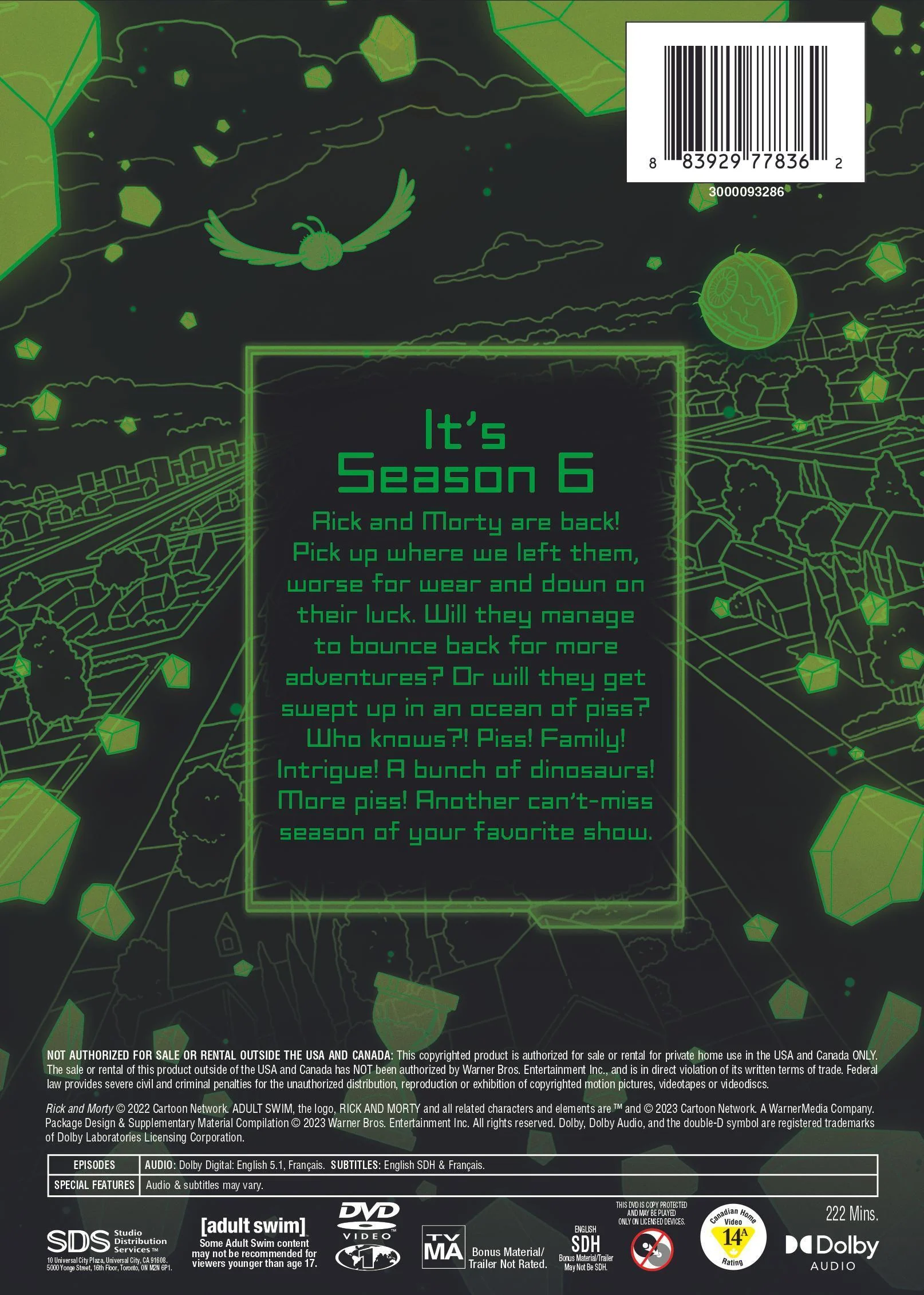 Rick and Morty: Season 6 [DVD] - Image 3