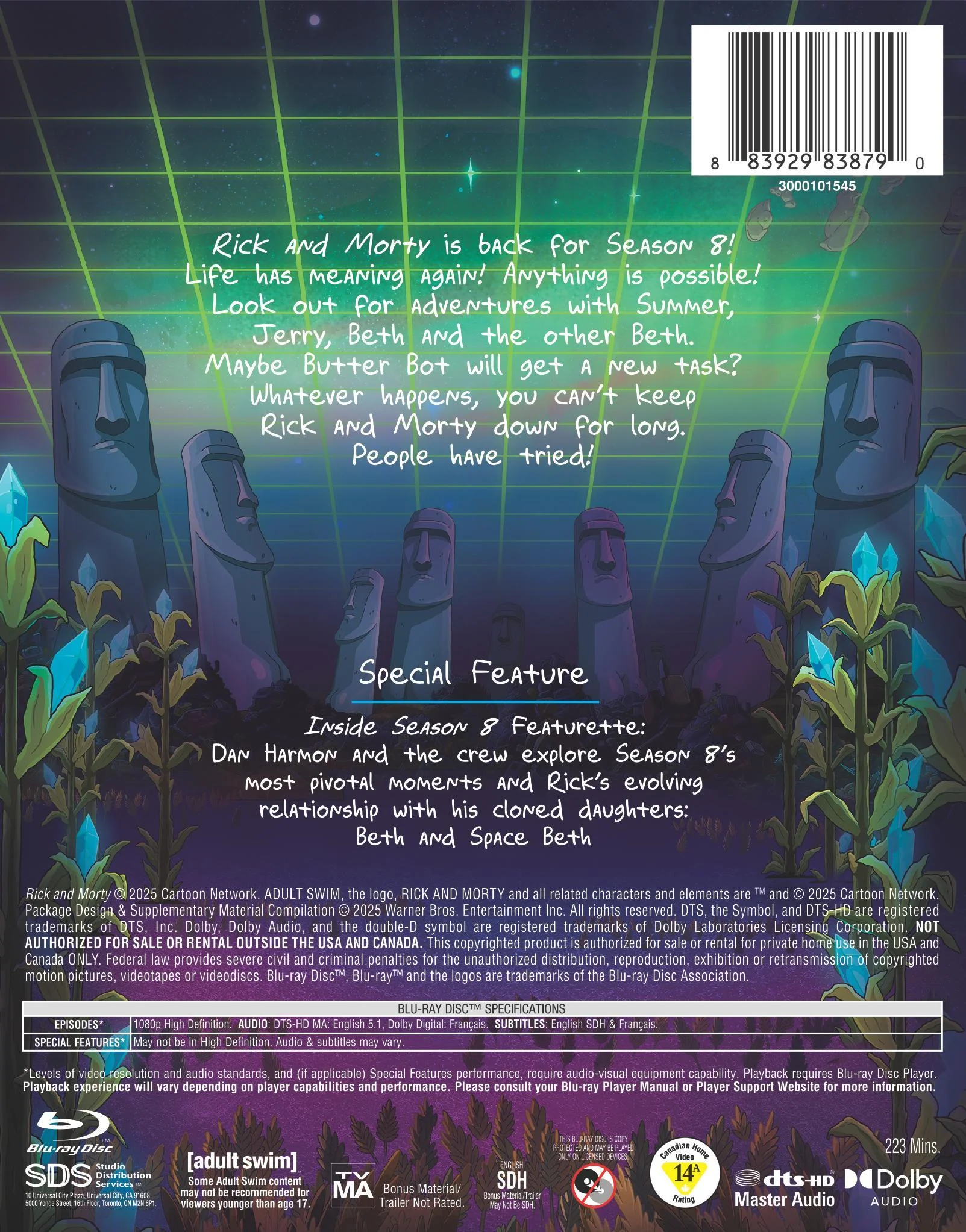 Rick and Morty: The Complete Eighth Season [Blu-ray] - Image 3