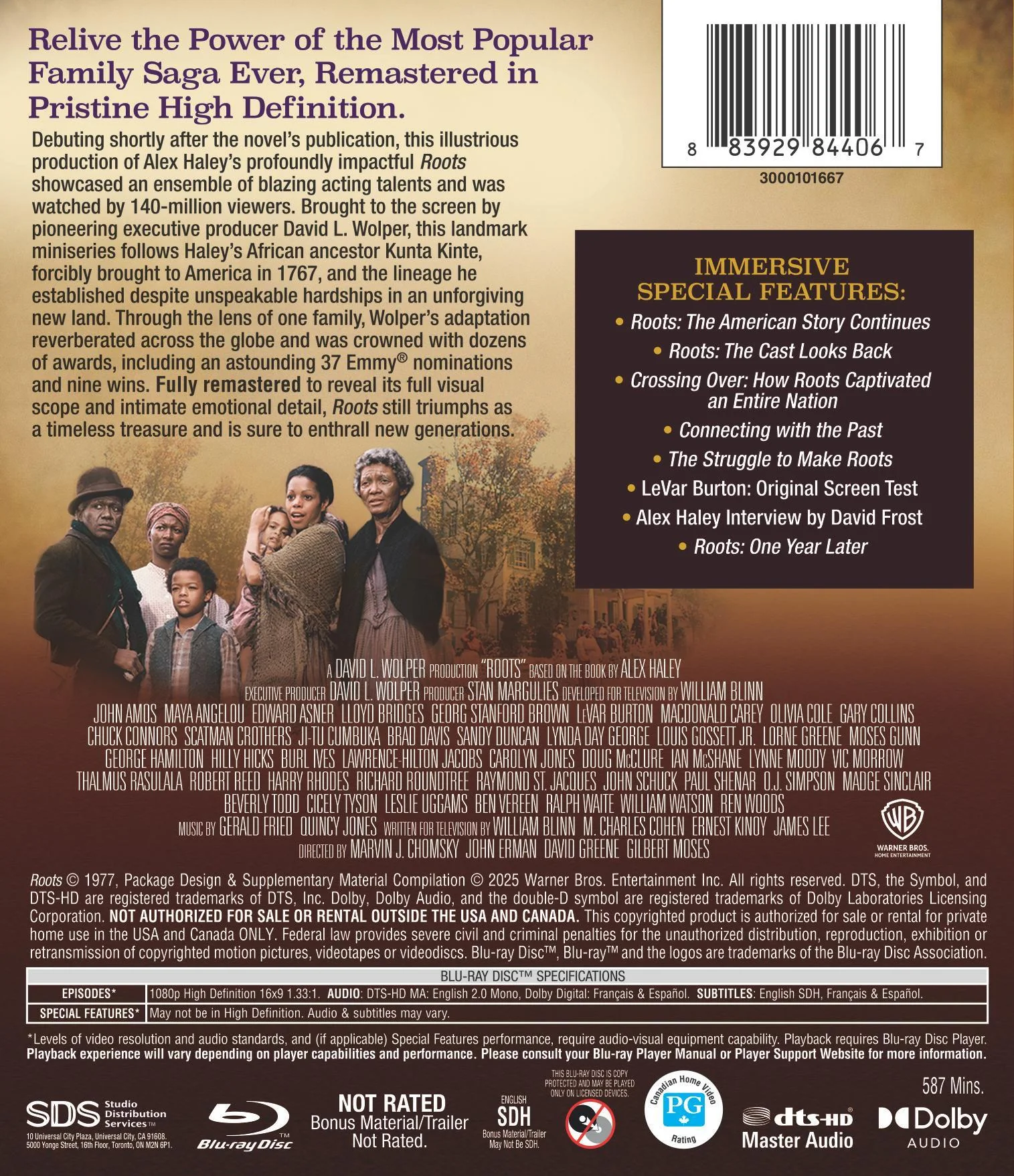 Roots: The Complete Original Series - Repackaged [Blu-ray] - Image 3