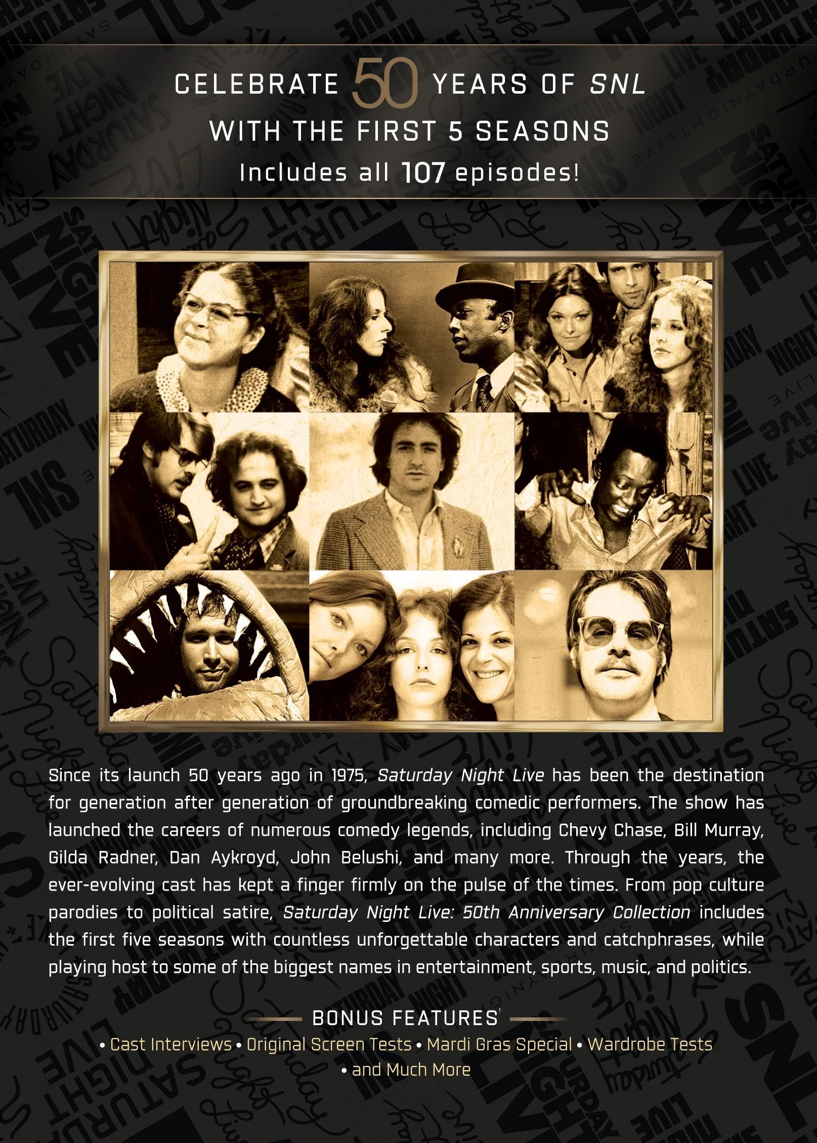 Saturday Night Live 50th Anniversary Collection: Seasons One - Five [DVD] - Image 3