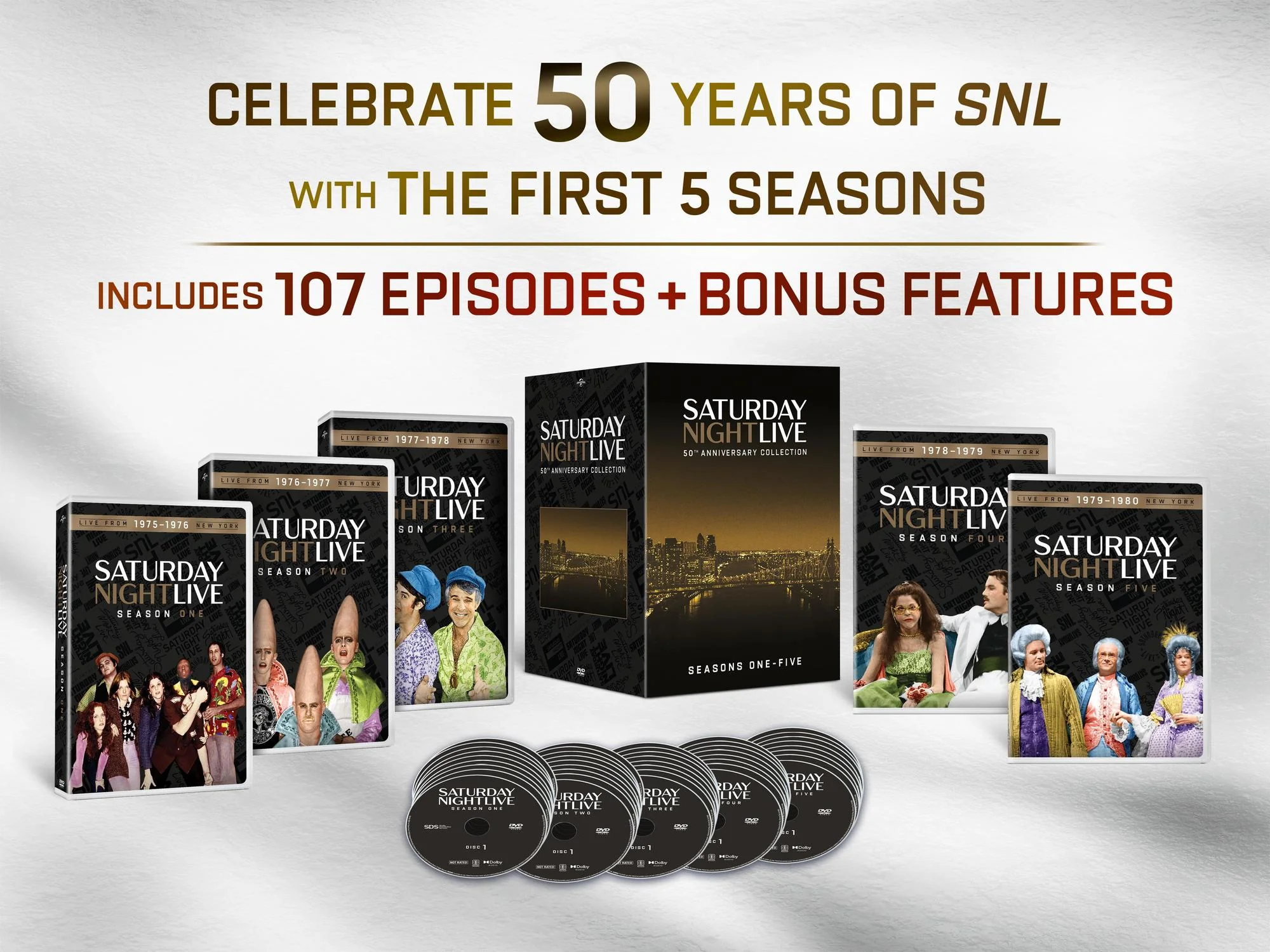 Saturday Night Live 50th Anniversary Collection: Seasons One - Five [DVD] - Image 4