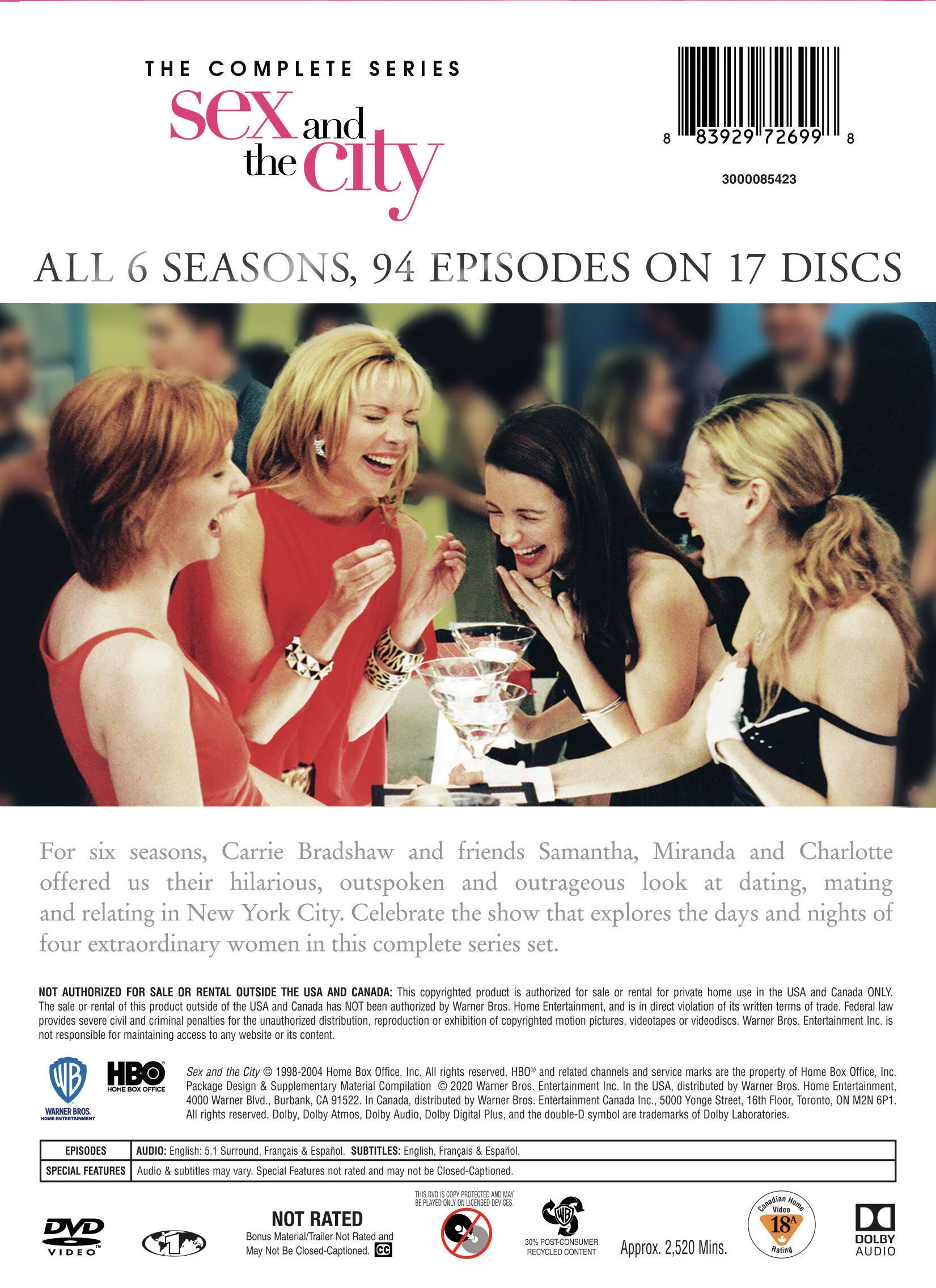 Sex and the City: The Complete Series (Box Set) [DVD] - Image 3