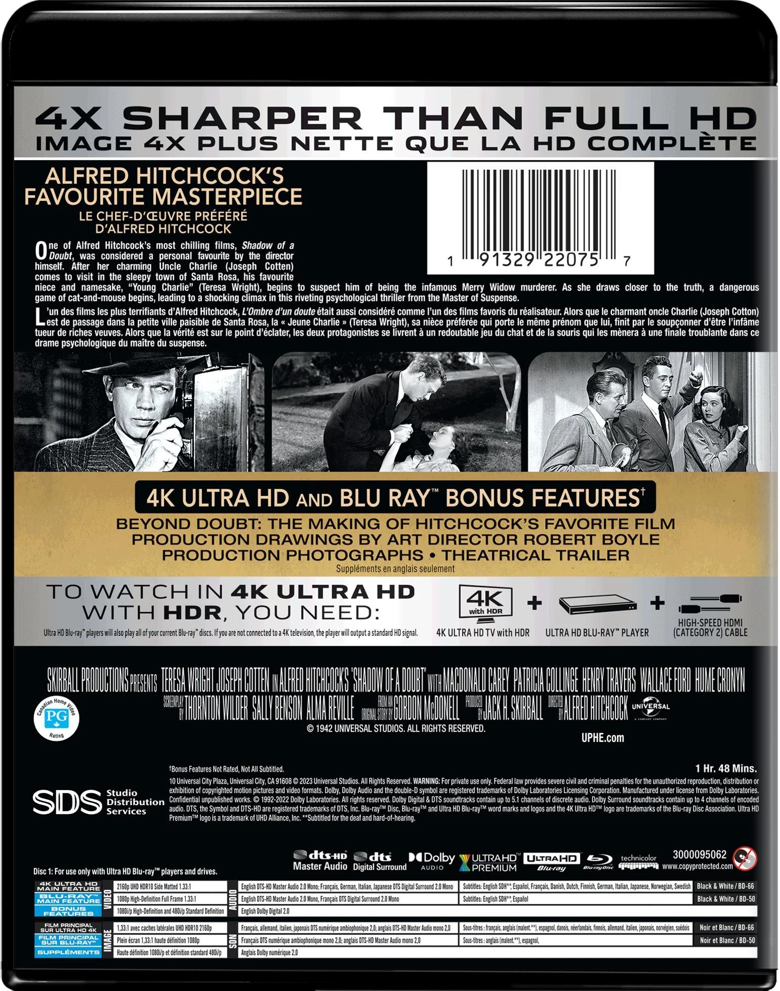 Shadow of a Doubt (4K Ultra HD + Blu-ray) [UHD] - Image 3