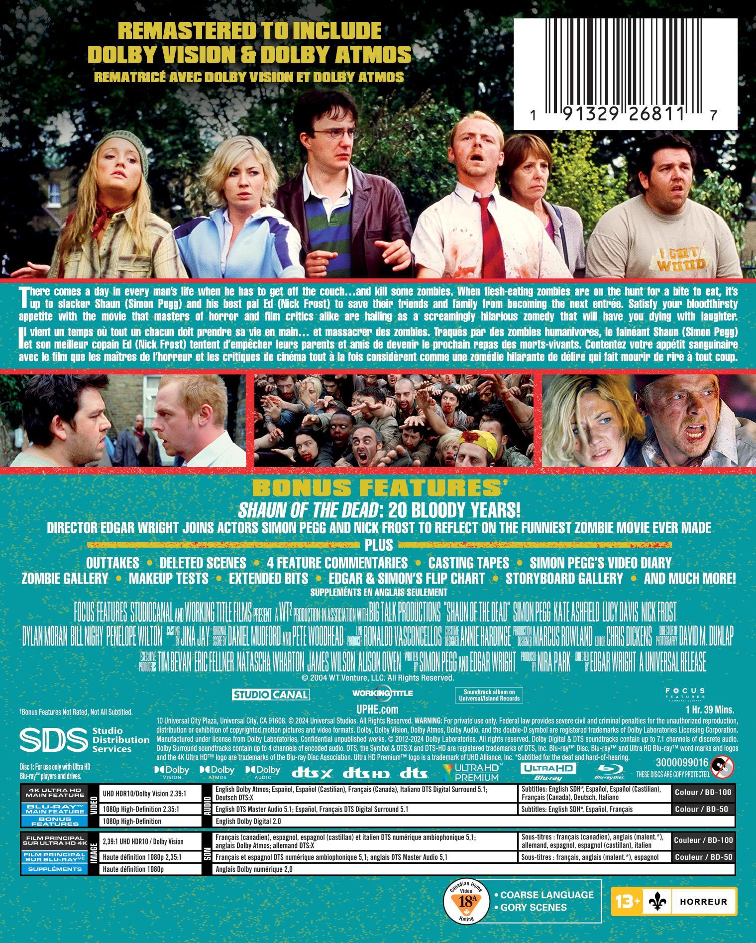 Shaun of the Dead (4K Ultra HD + Blu-ray) [UHD] - Image 3
