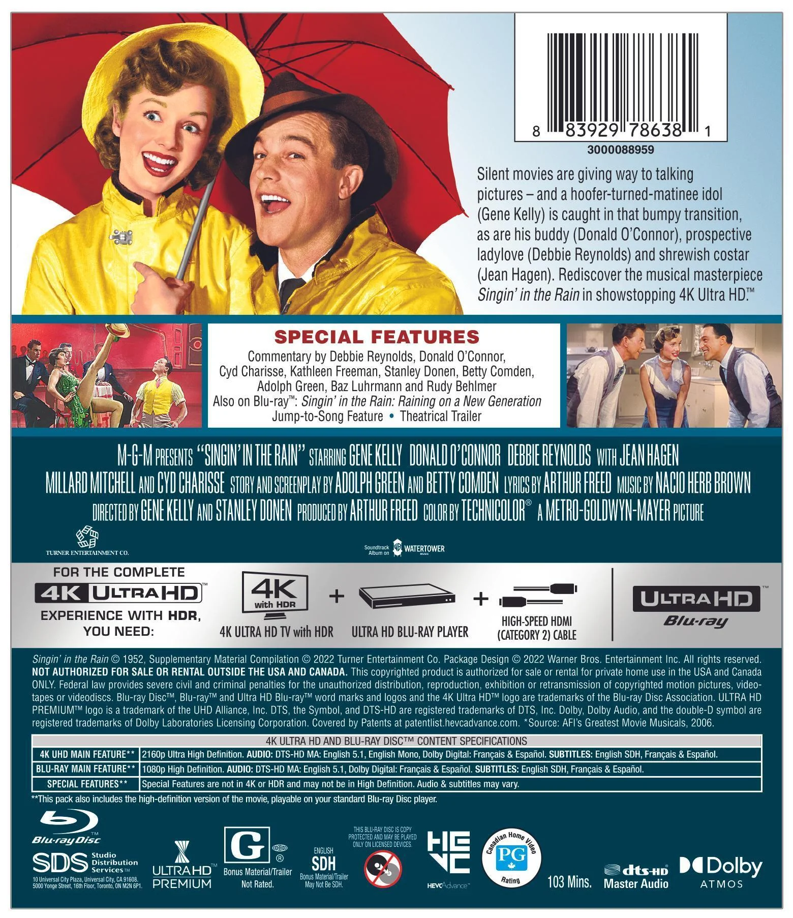 Singin' in the Rain (4K Ultra HD + Blu-ray) [UHD] - Image 3