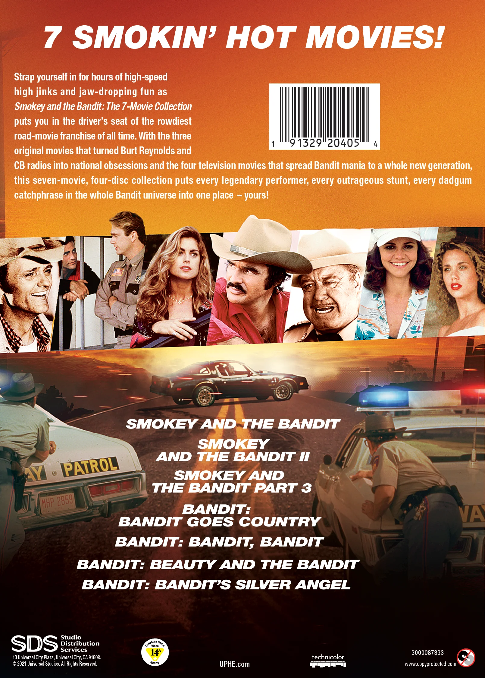 Smokey and the Bandit: The 7-Movie Outlaw Collection [DVD] - Image 3