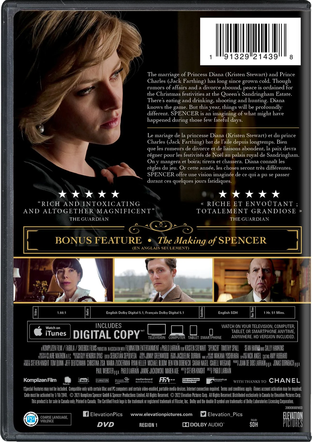 Spencer - DVD + Digital [DVD] - Image 3