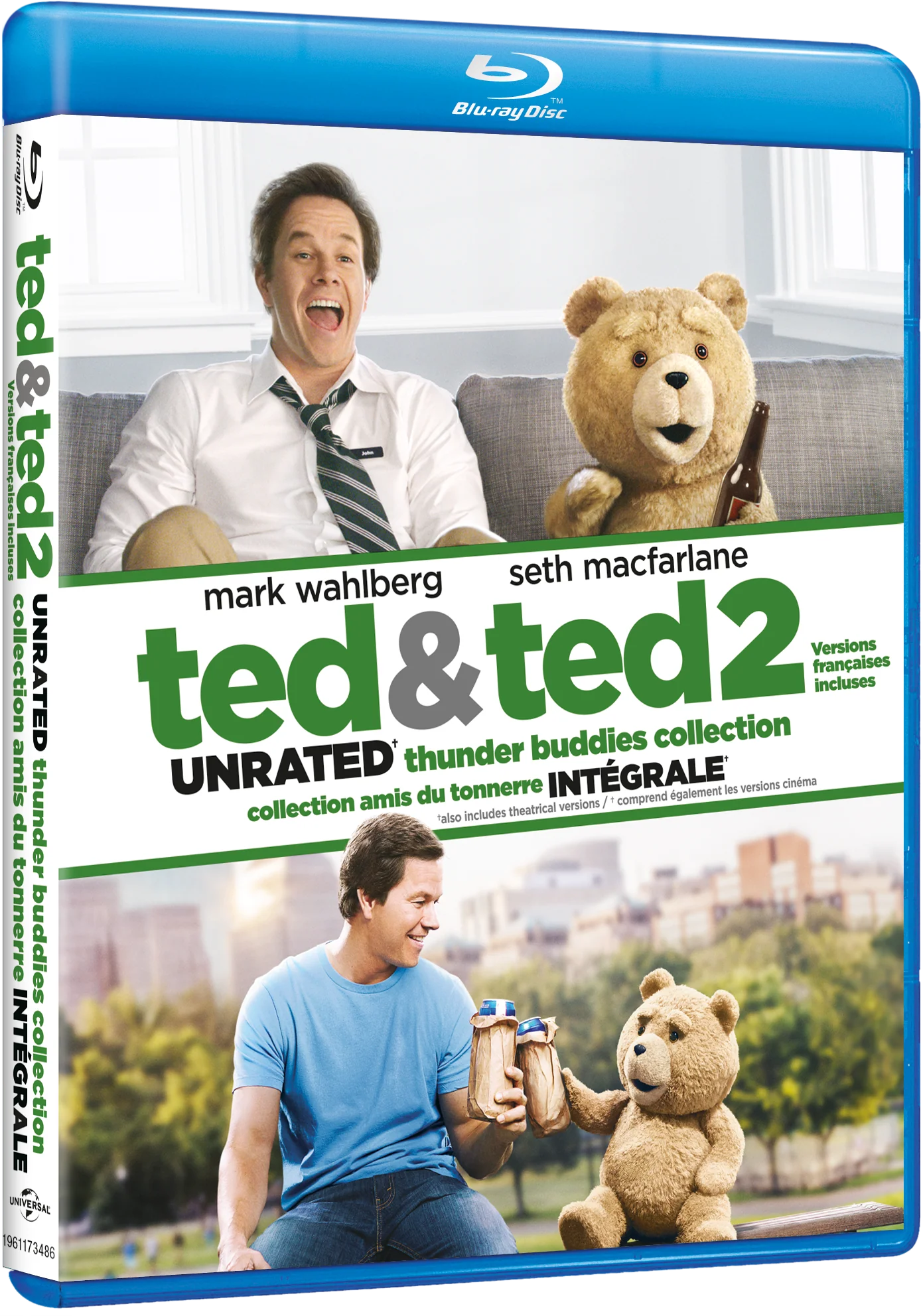Ted & Ted 2 Unrated Thunder Buddies Collection [Blu-Ray] - Image 2