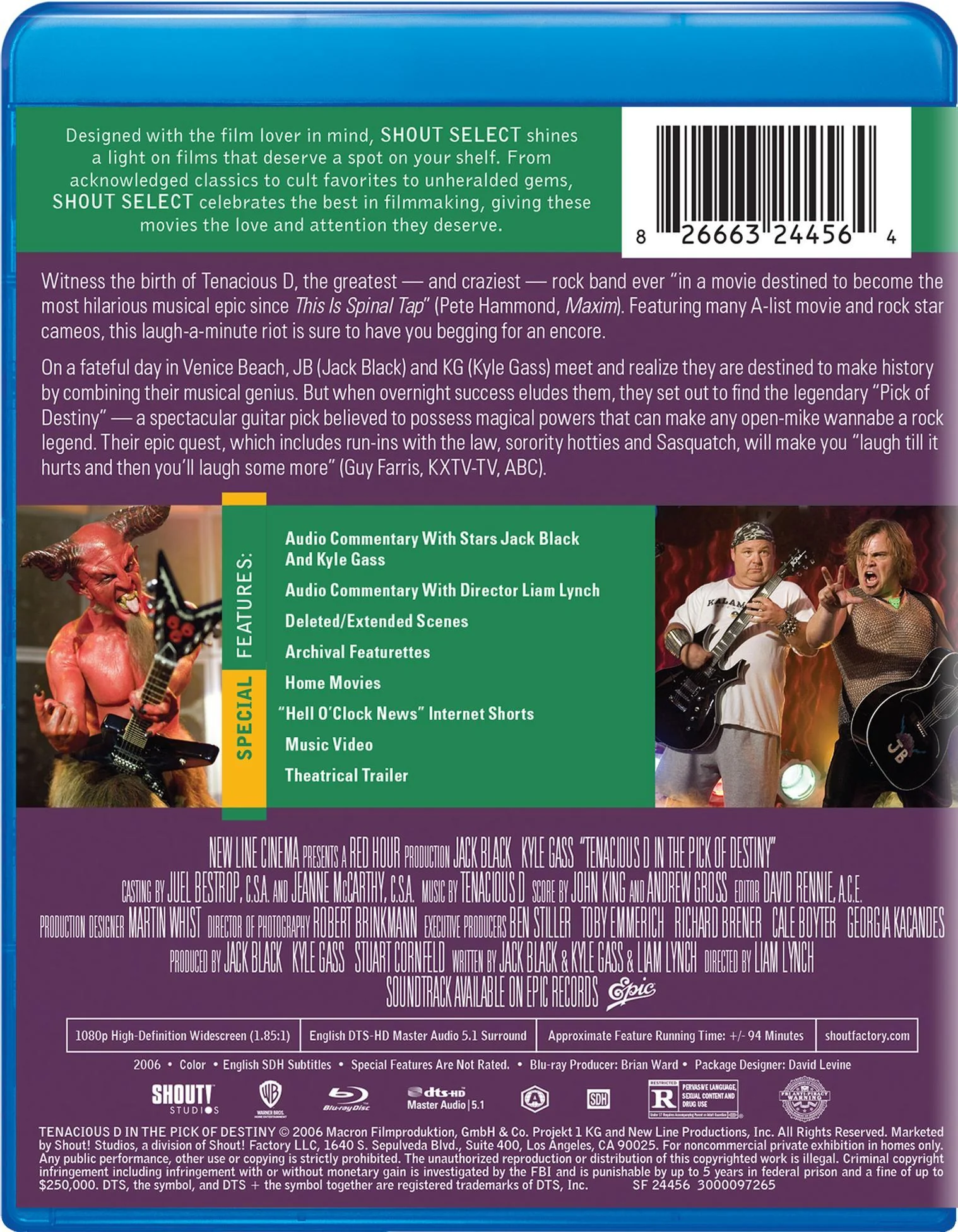 Tenacious D In The Pick Of Destiny [Blu-ray] - Image 3