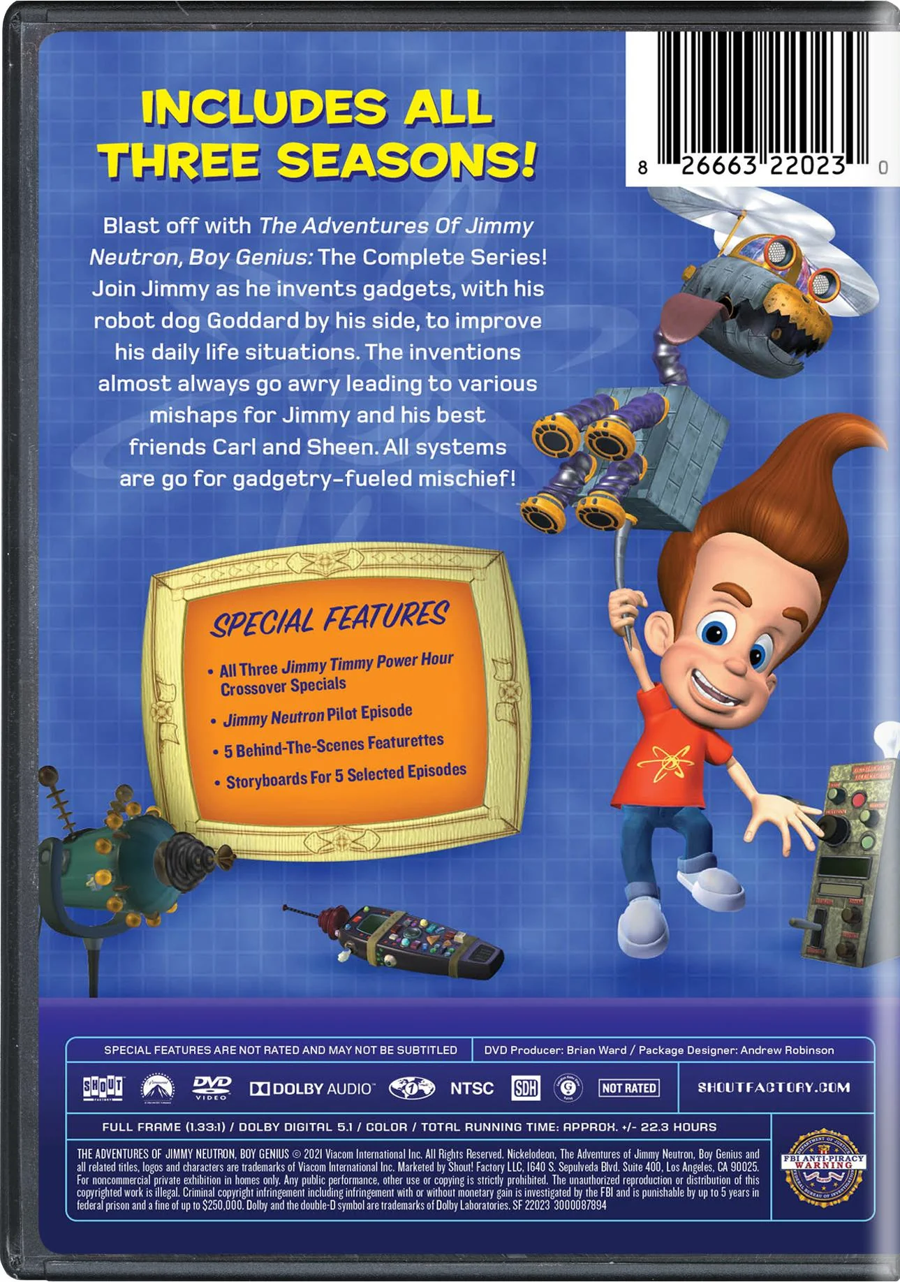 The Adventures of Jimmy Neutron, Boy Genius: The Complete Series [DVD] - Image 3