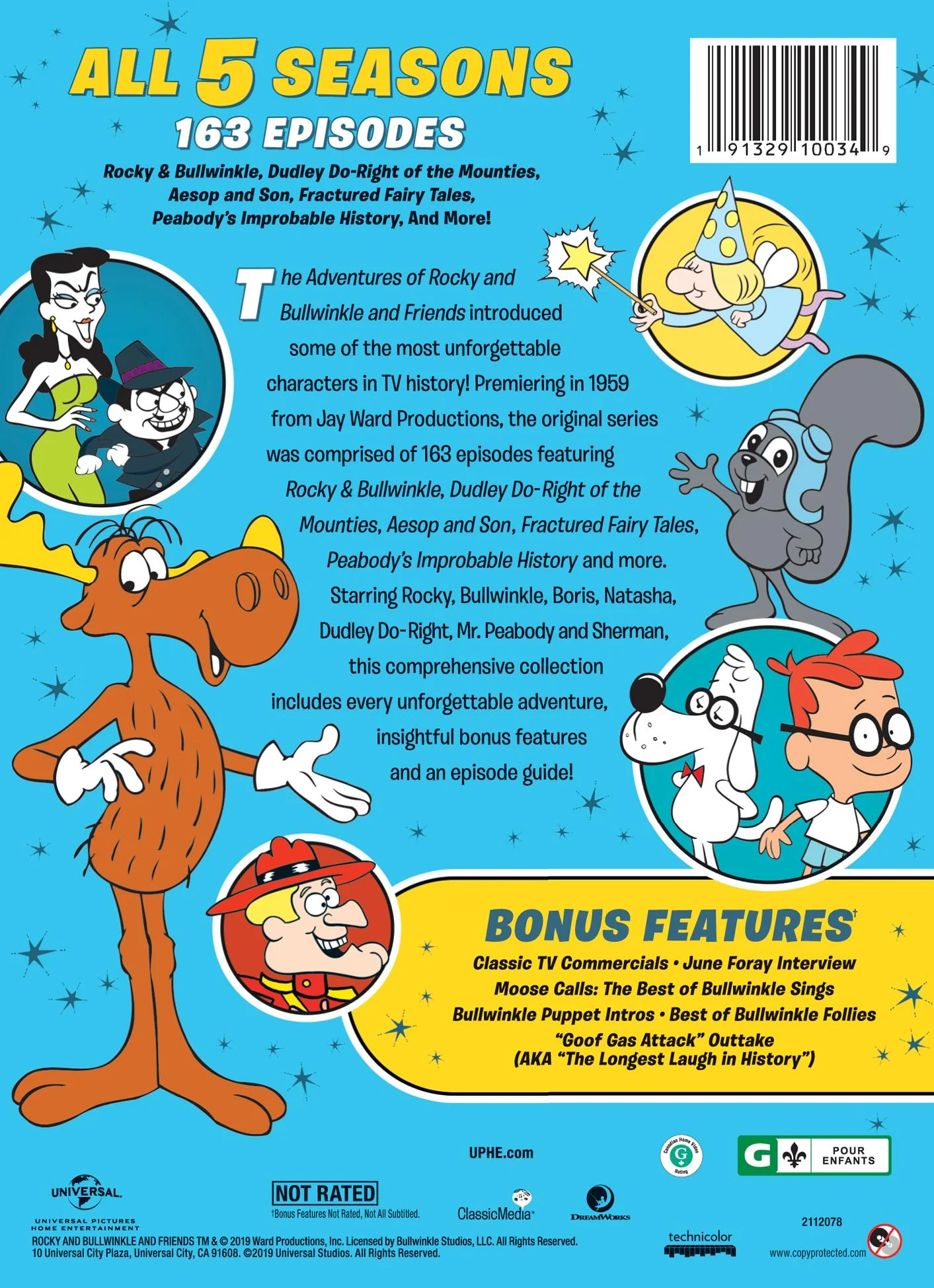 The Adventures of Rocky and Bullwinkle and Friends: The Complete Series [DVD] - Image 3