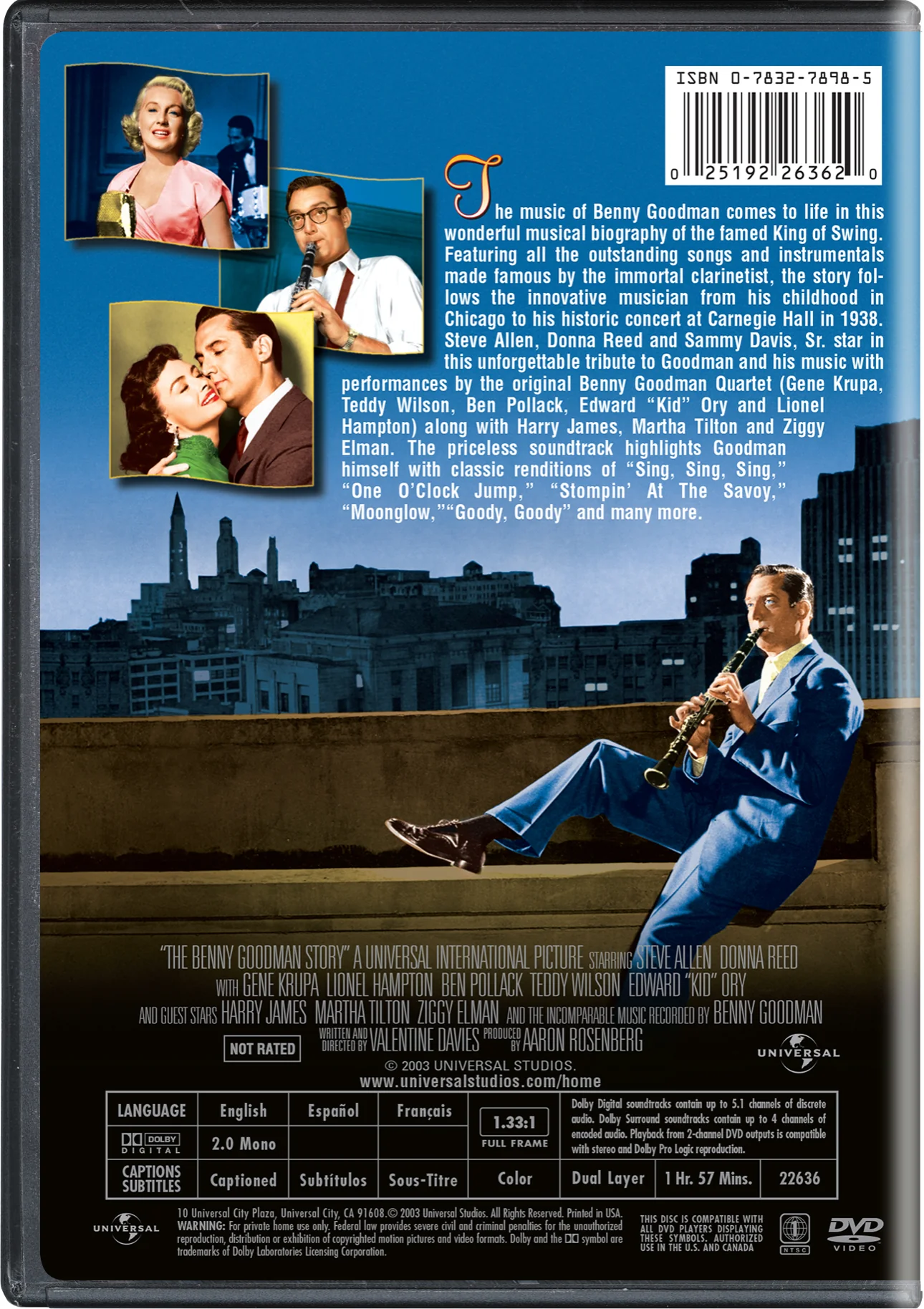 The Benny Goodman Story [DVD] - Image 2