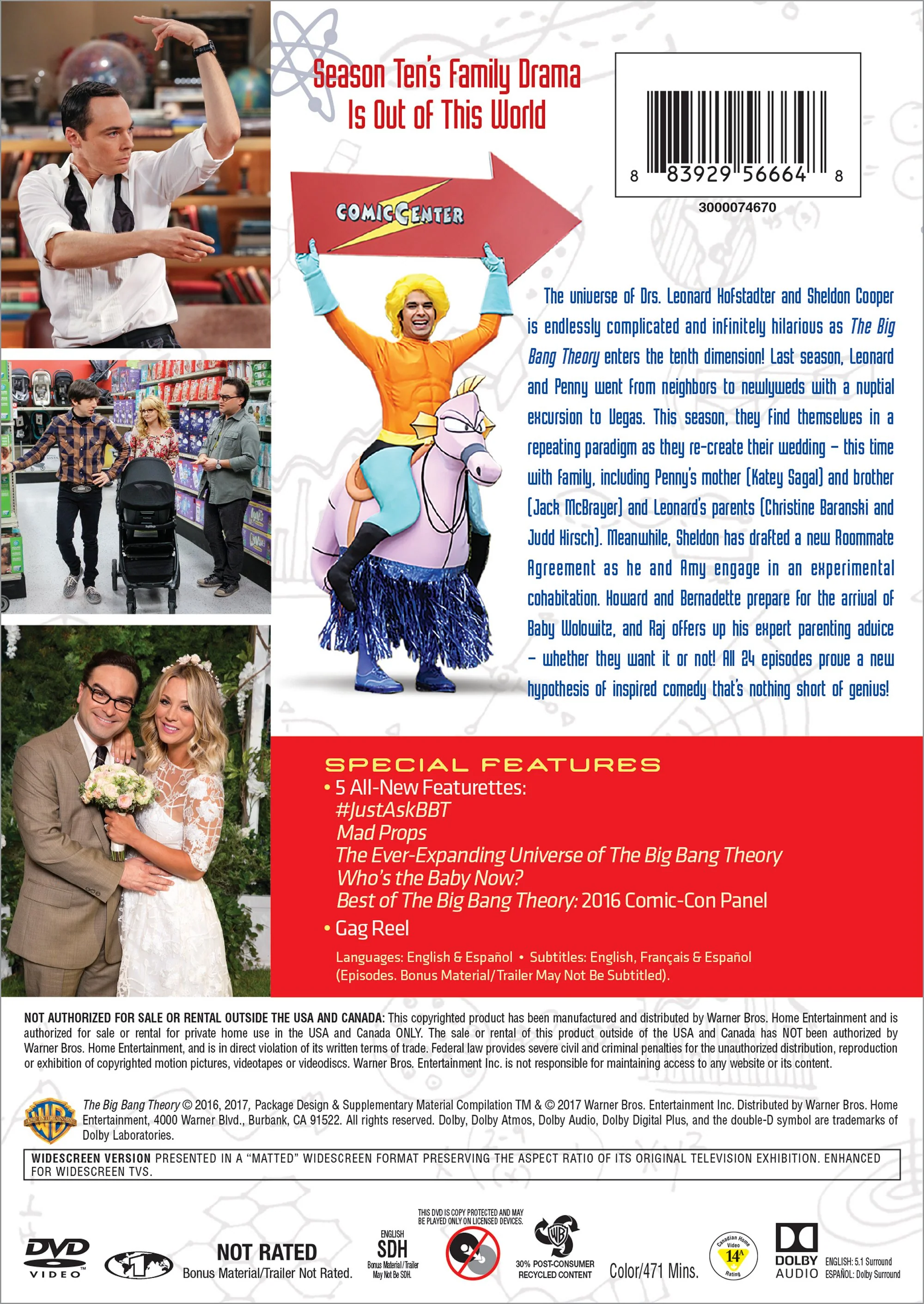 The Big Bang Theory: The Complete Tenth Season (Box Set) [DVD] - Image 3
