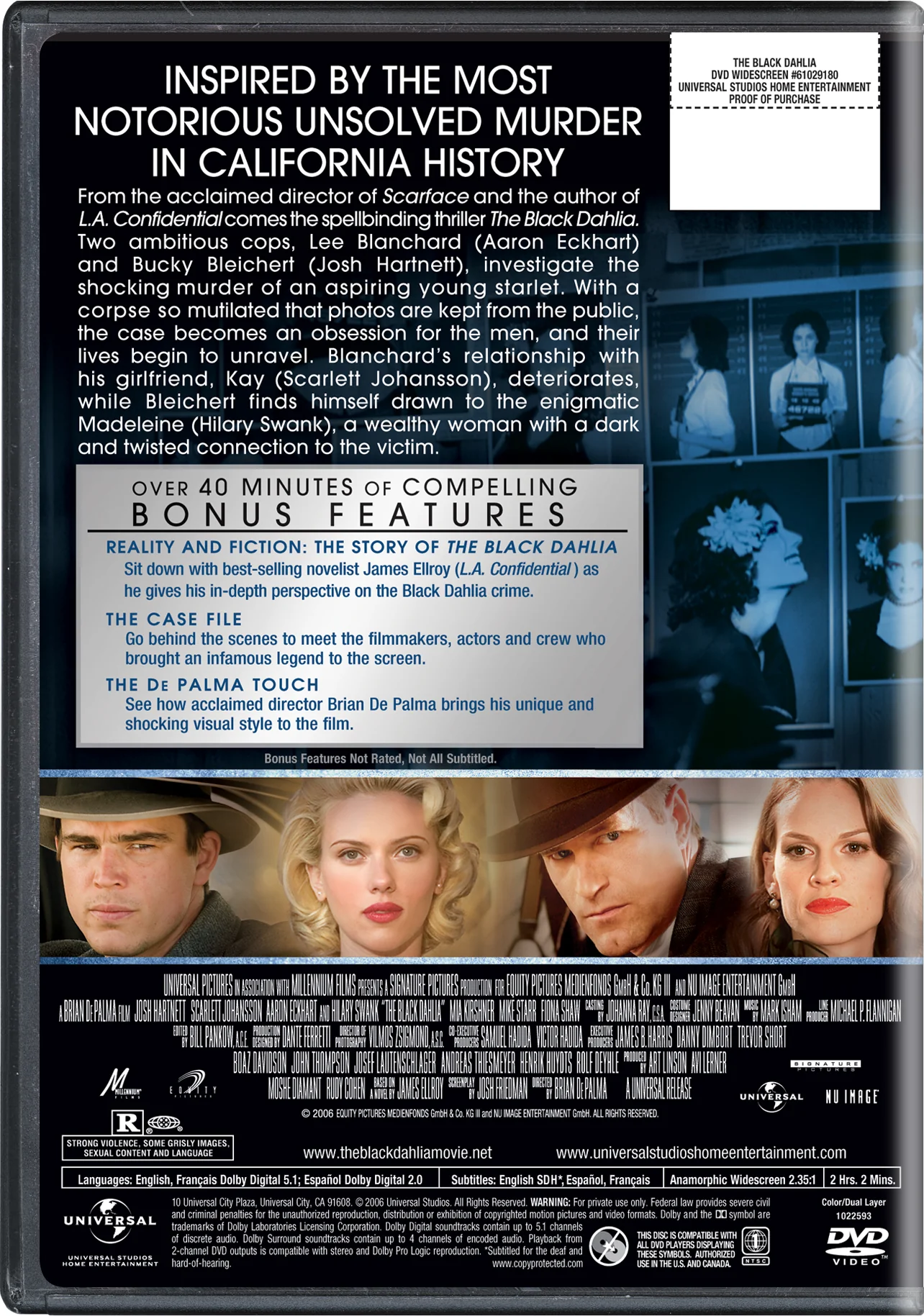 The Black Dahlia [DVD] - Image 3