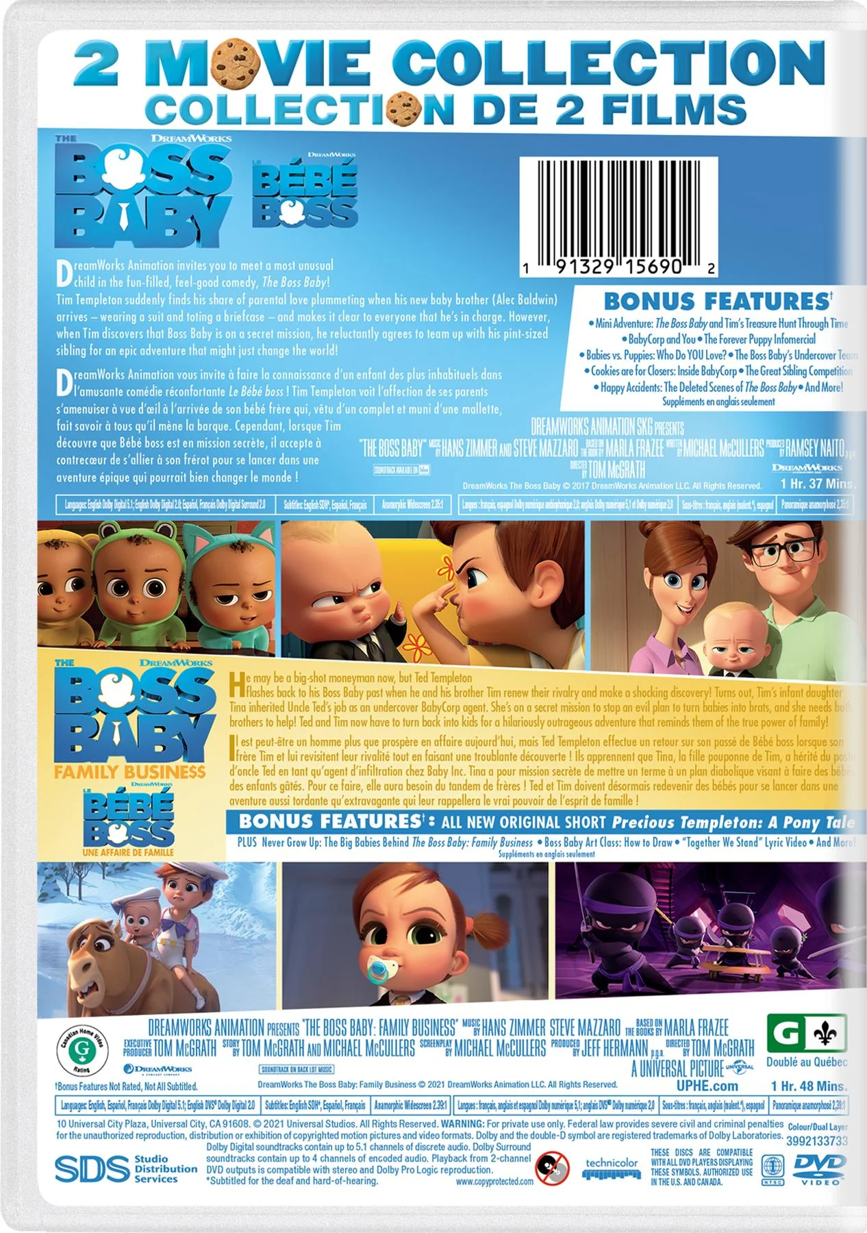The Boss Baby 2-Movie Collection [DVD] - Image 3