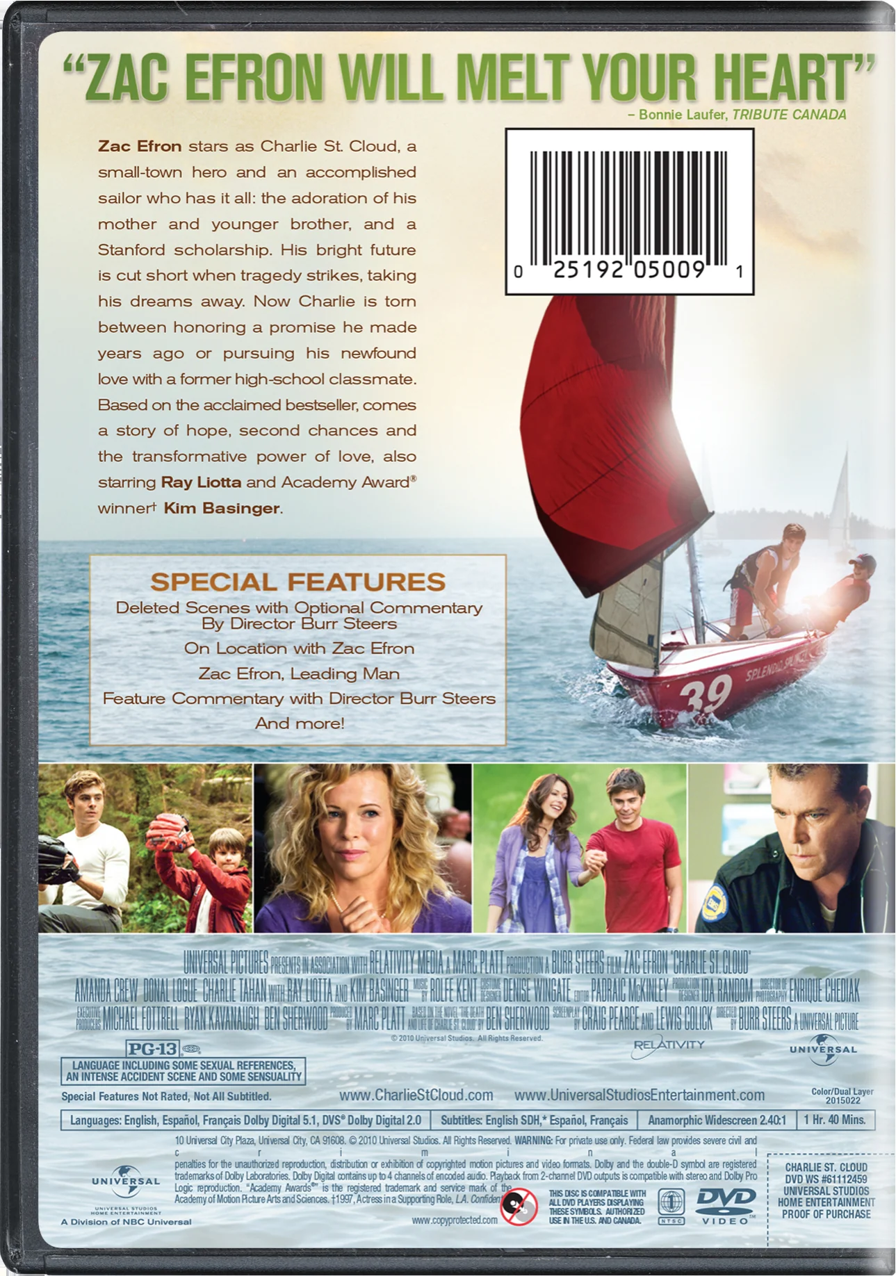 The Death and Life of Charlie St. Cloud [DVD] - Image 3