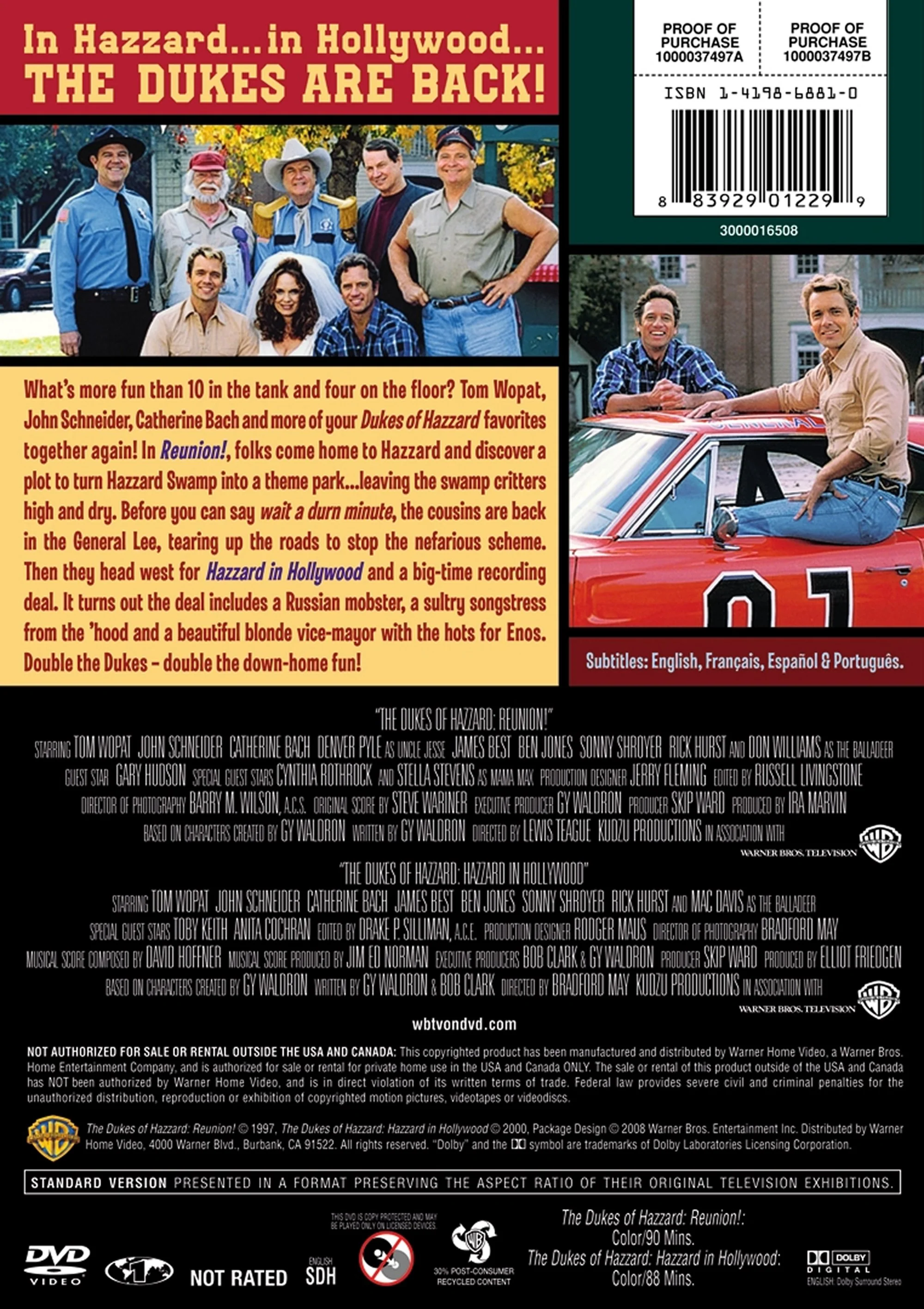 The Dukes of Hazzard - 2-movie Collection [DVD] - Image 3