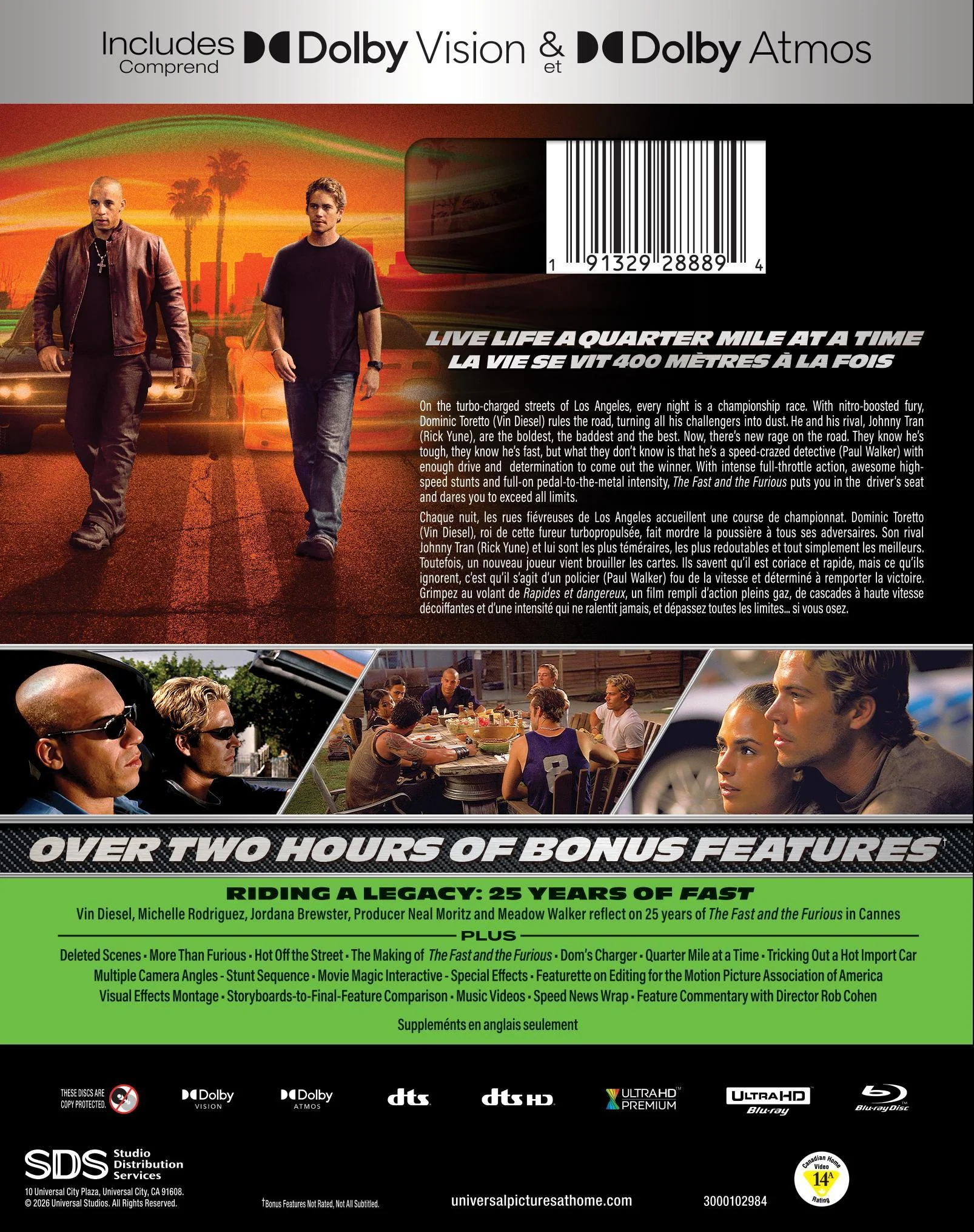 The Fast and The Furious  (25th Anniversary Edition) [UHD] - Image 3