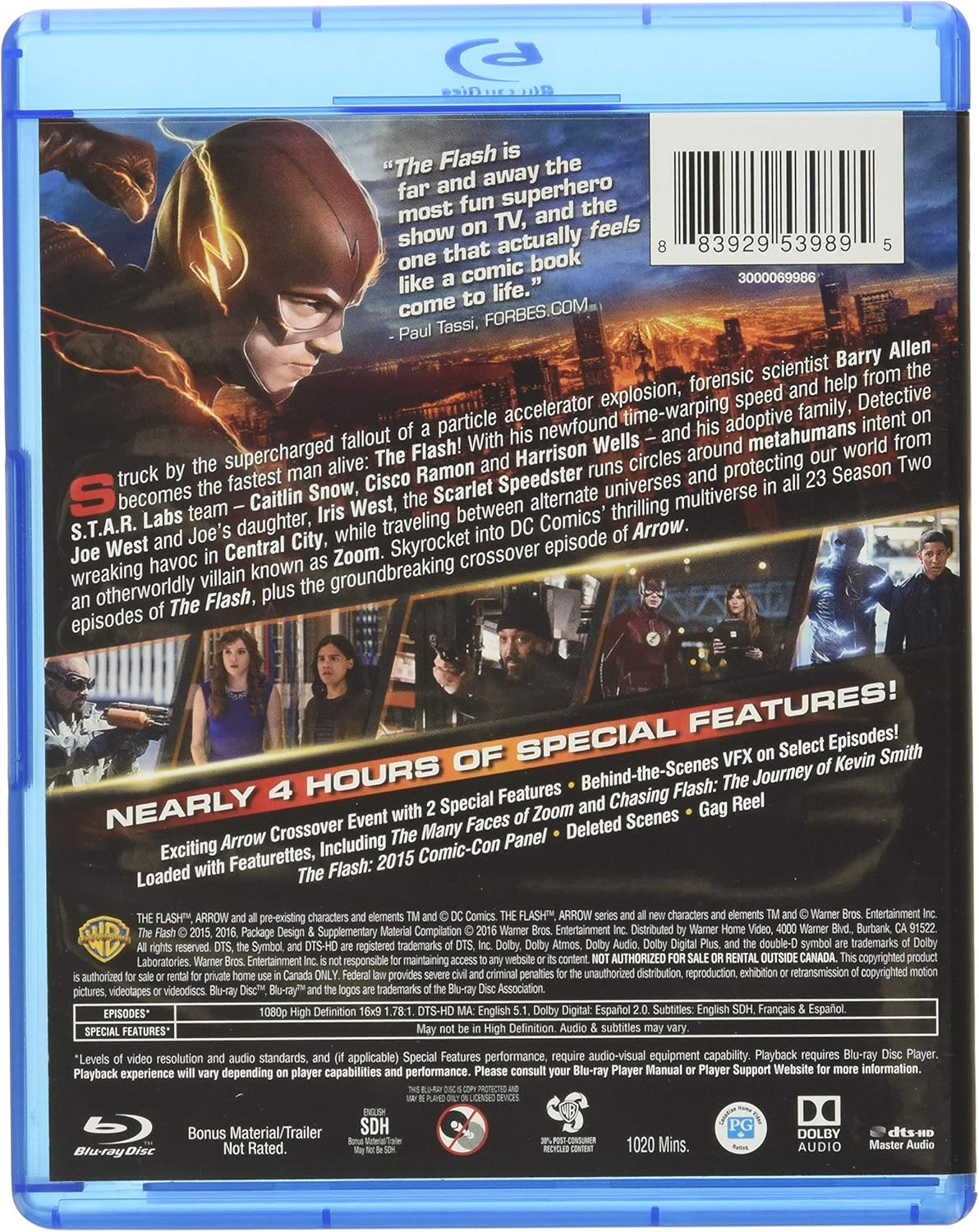 The Flash: The Complete Second Season [Blu-Ray] - Image 2