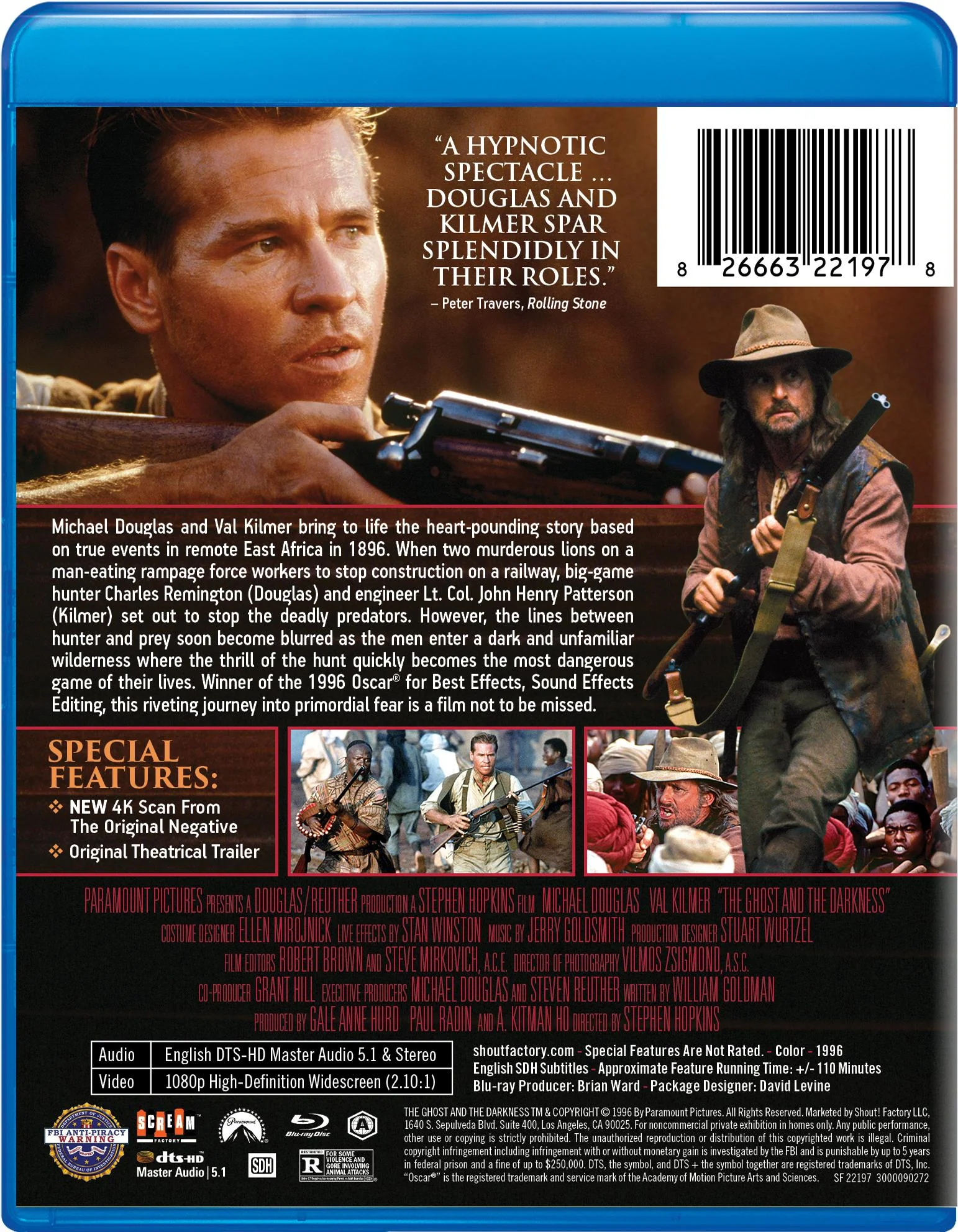 The Ghost and the Darkness [Blu-ray] [Blu-ray] - Image 3