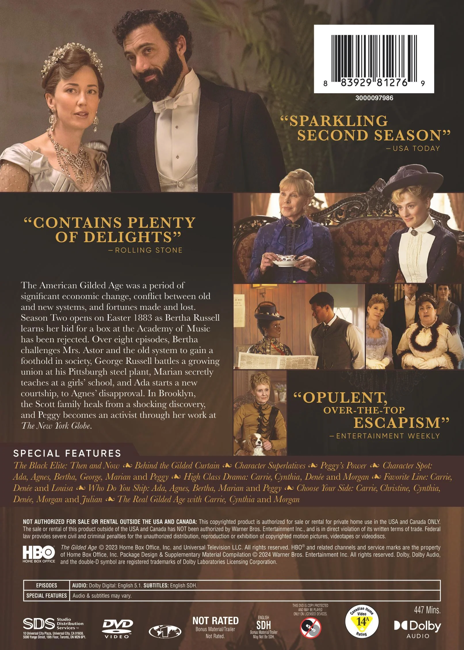 The Gilded Age: Complete Second Season [DVD] - Image 3