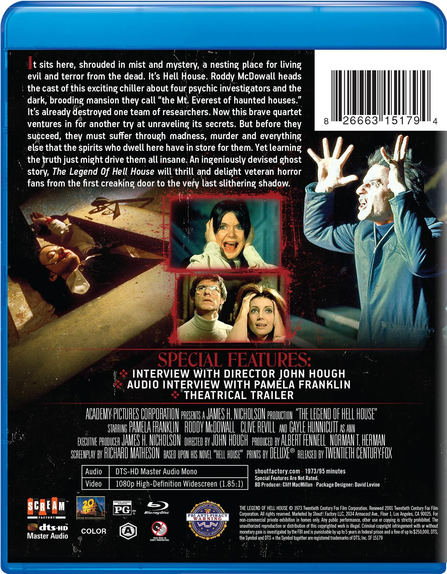 The Legend of Hell House [Blu-ray] [Blu-ray] - Image 3