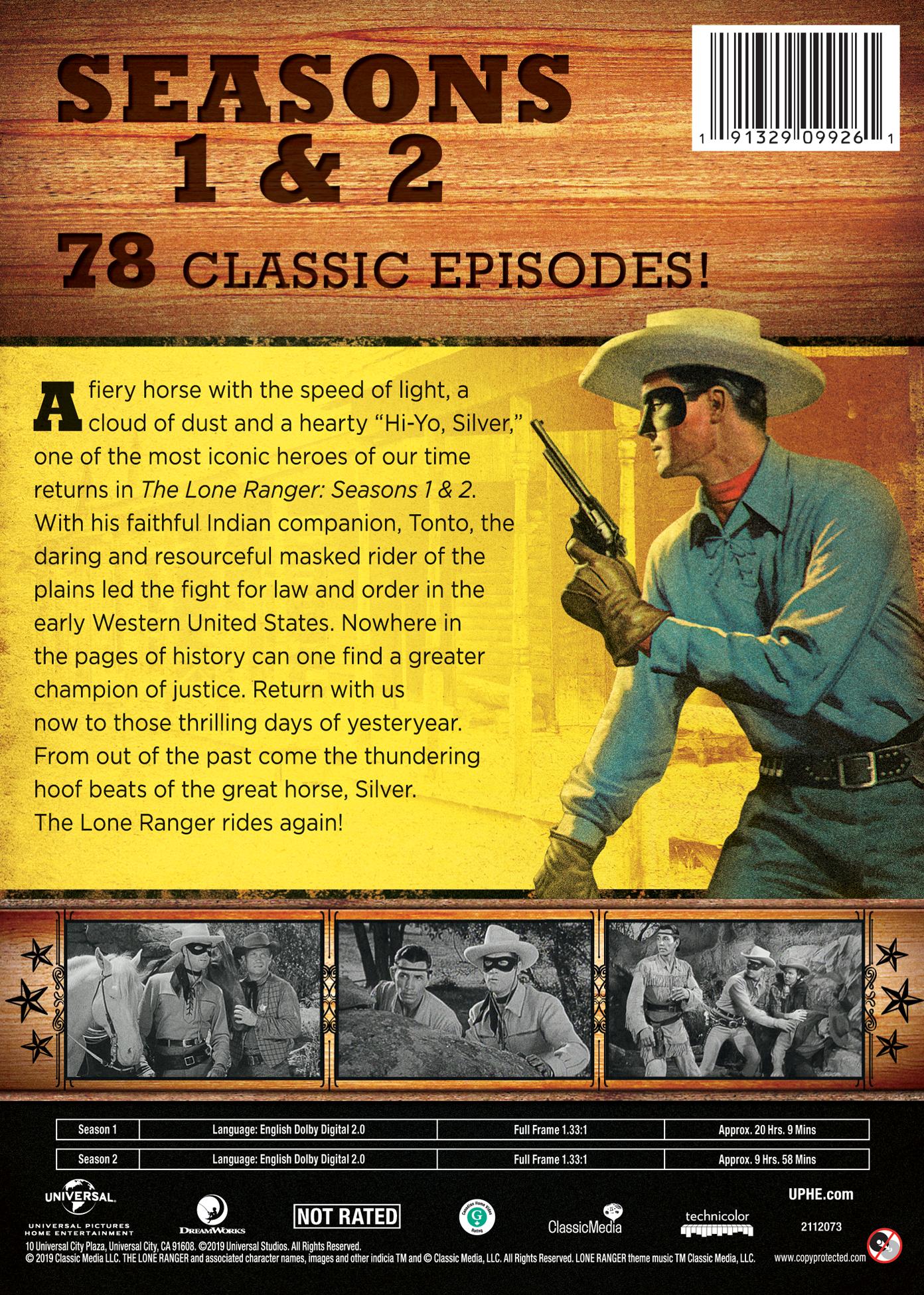 The Lone Ranger: Seasons 1 & 2 [DVD] - Image 3