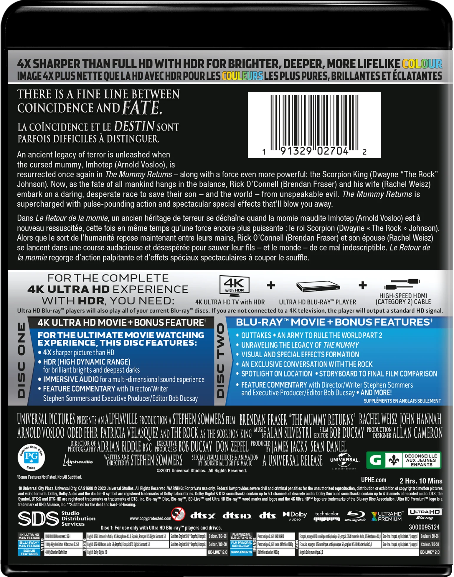 The Mummy Returns (4K Ultra HD + Blu-ray) [UHD] - Image 3