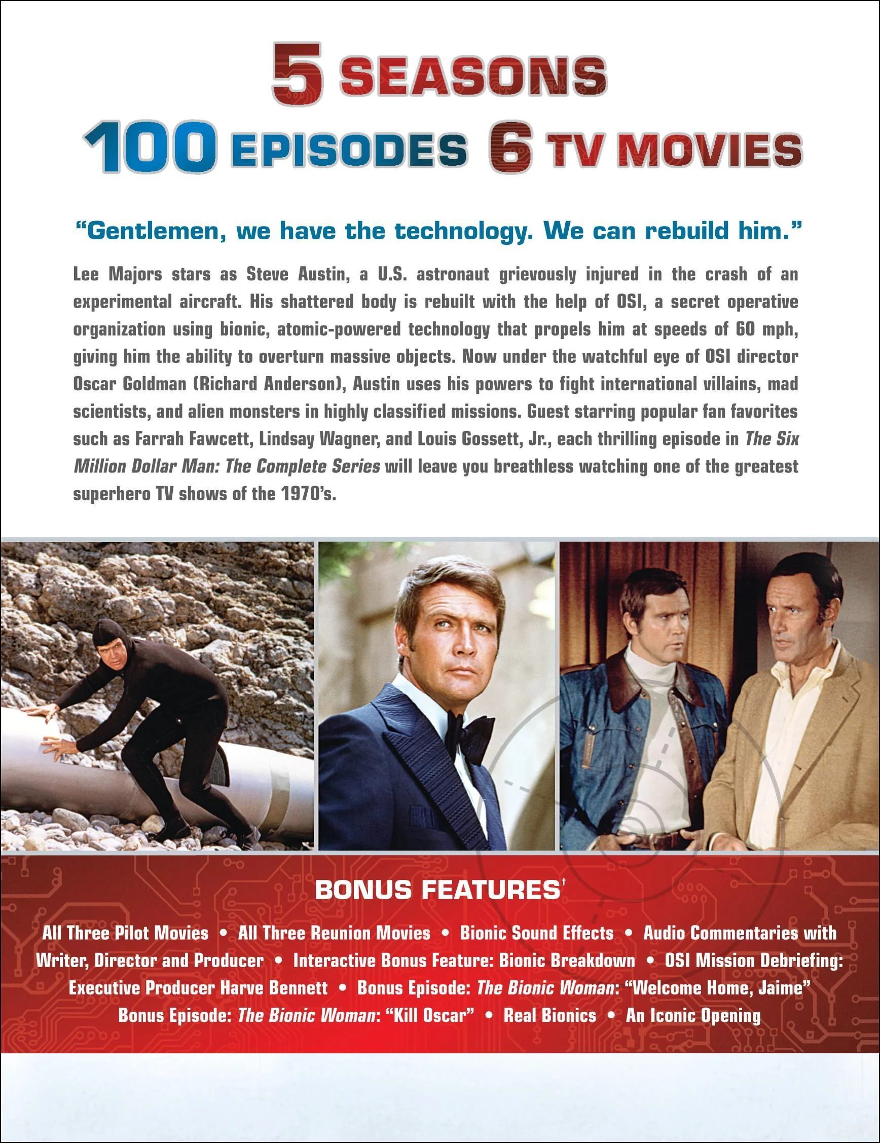 The Six Million Dollar Man: The Complete Collection [DVD] - Image 3