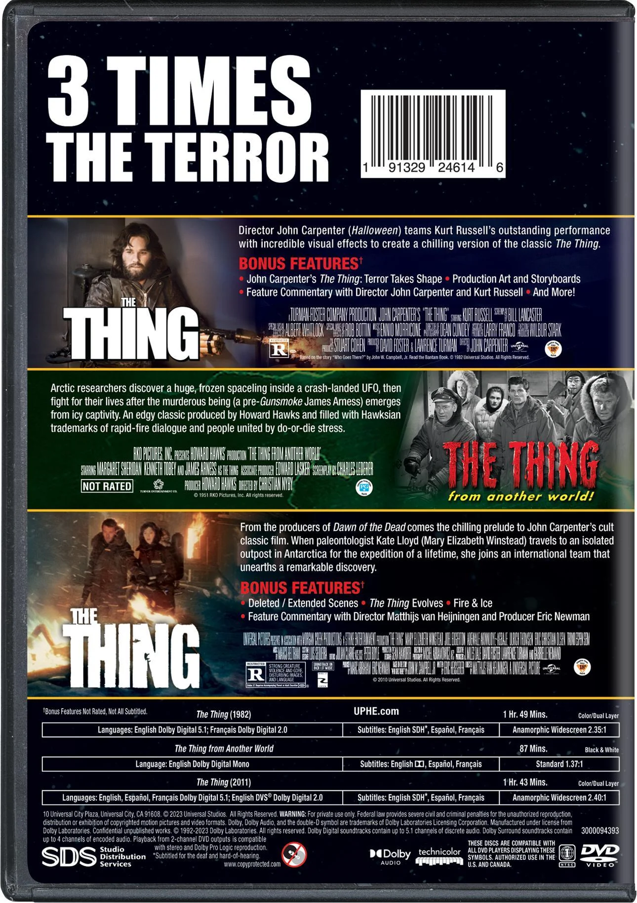 The Thing 3-Movie Collection [DVD] - Image 3