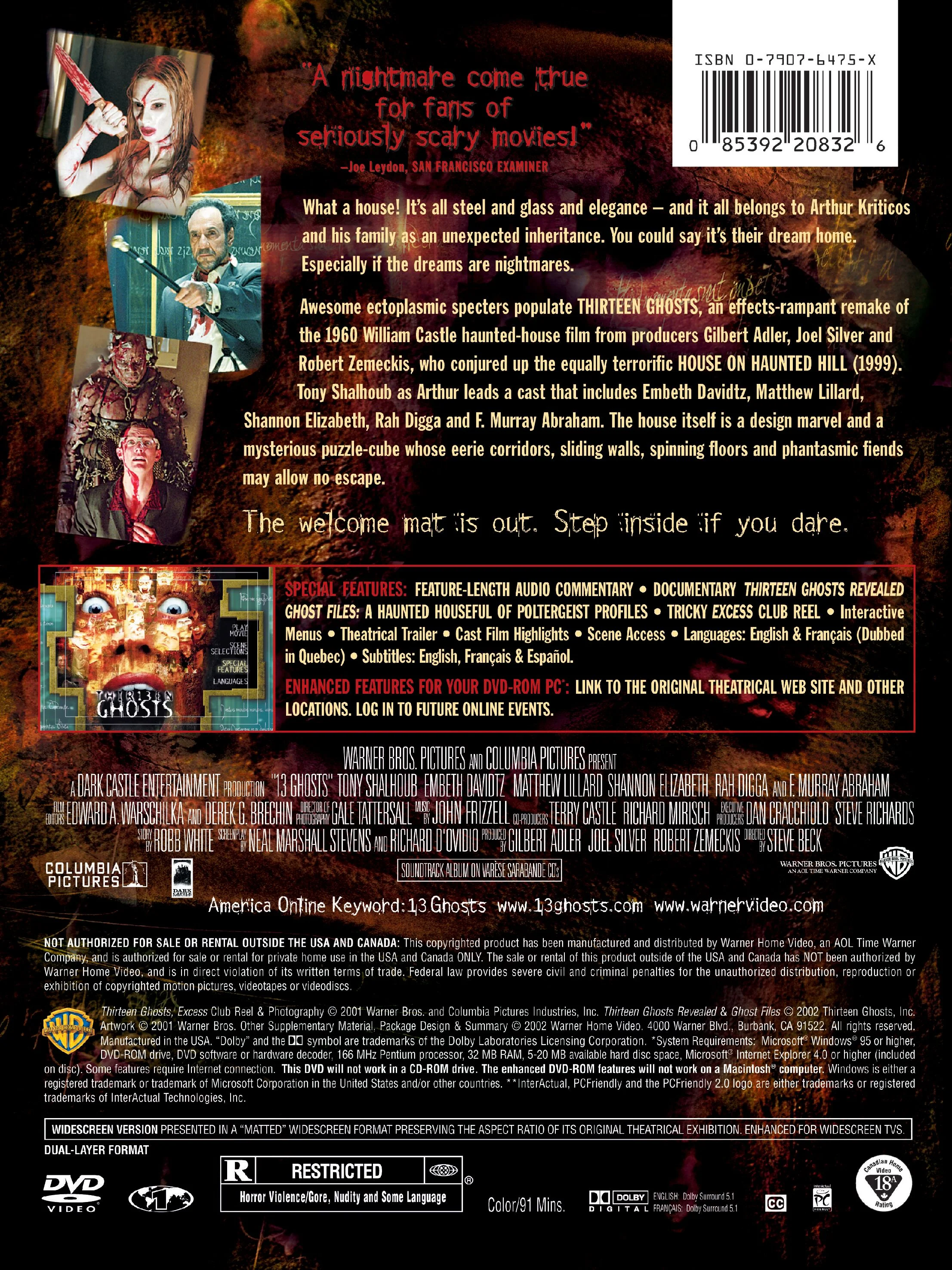 Thirteen Ghosts [DVD] - Image 3