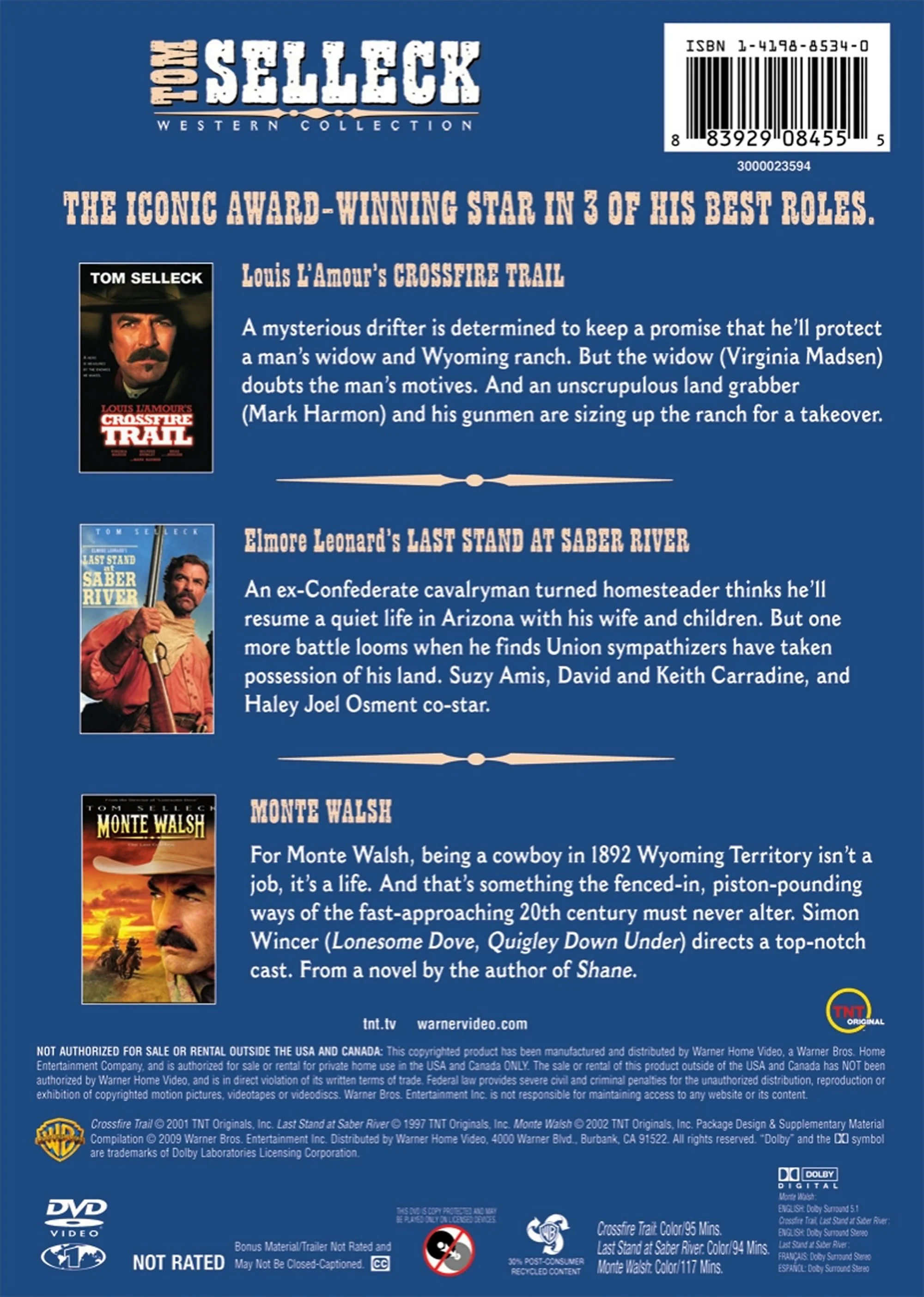 Tom Selleck Westerns Collection (Box Set) [DVD] - Image 3